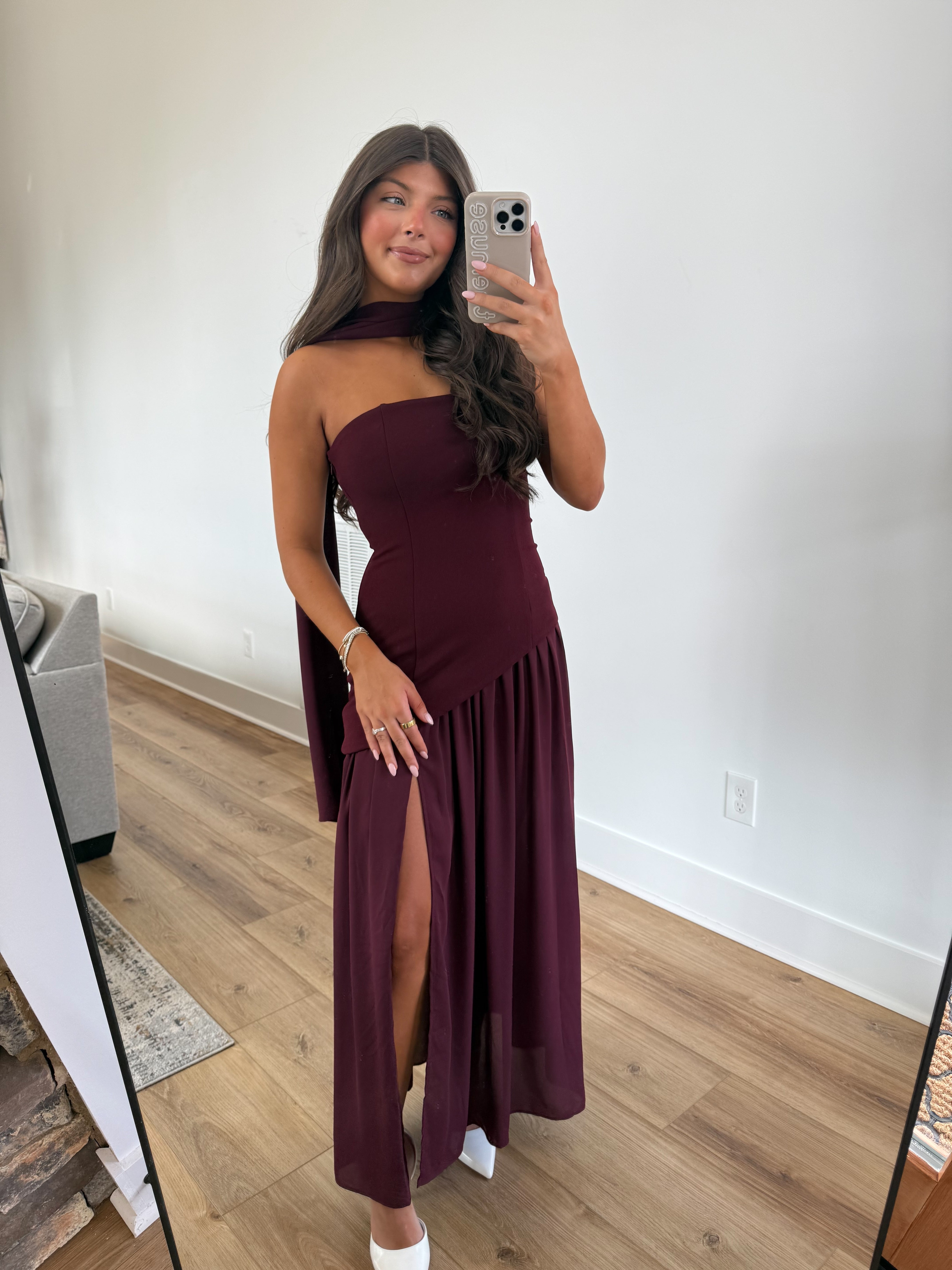 The Scarlet Scarf Maxi