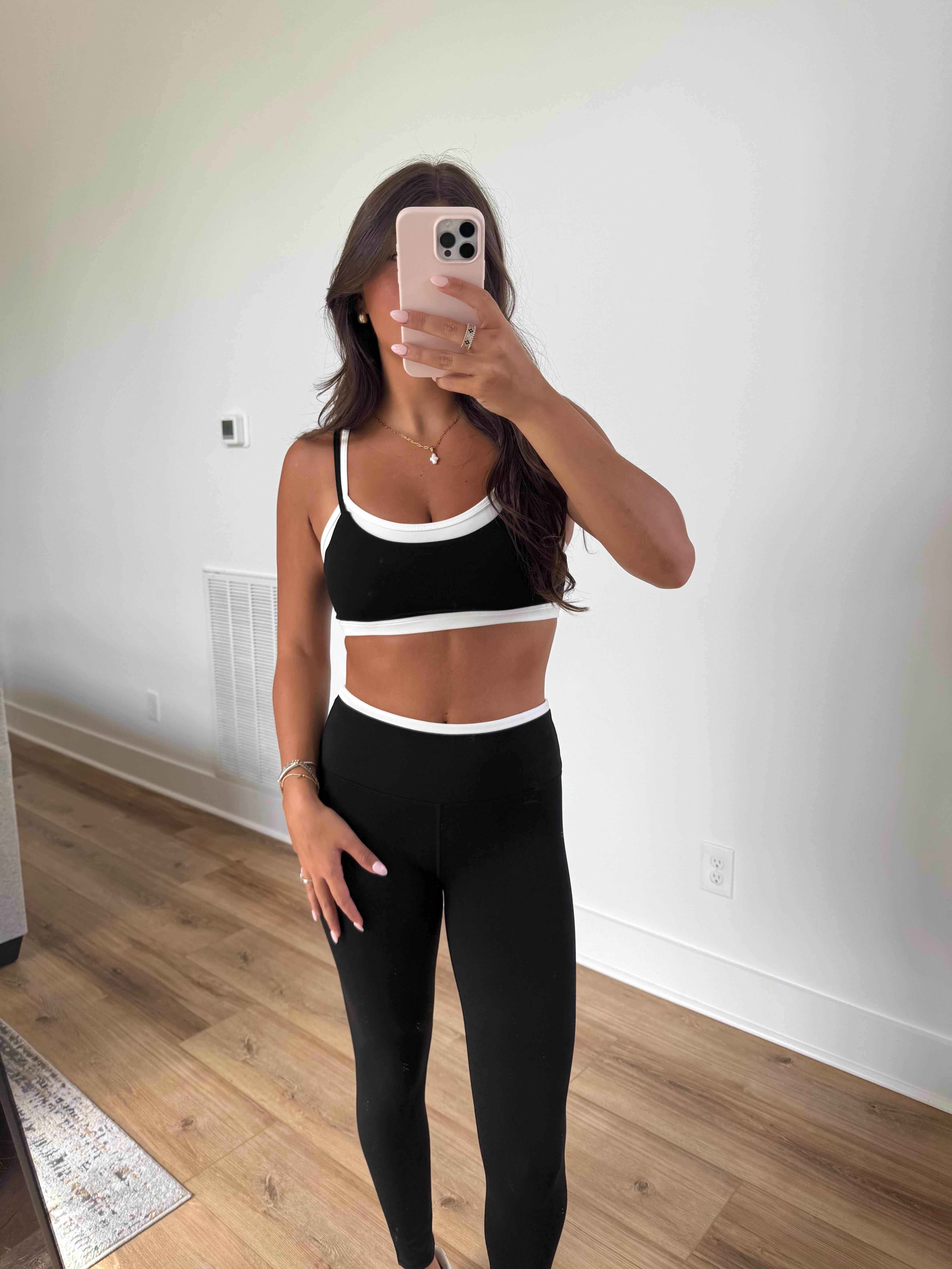 Black Layered SPORTS BRA