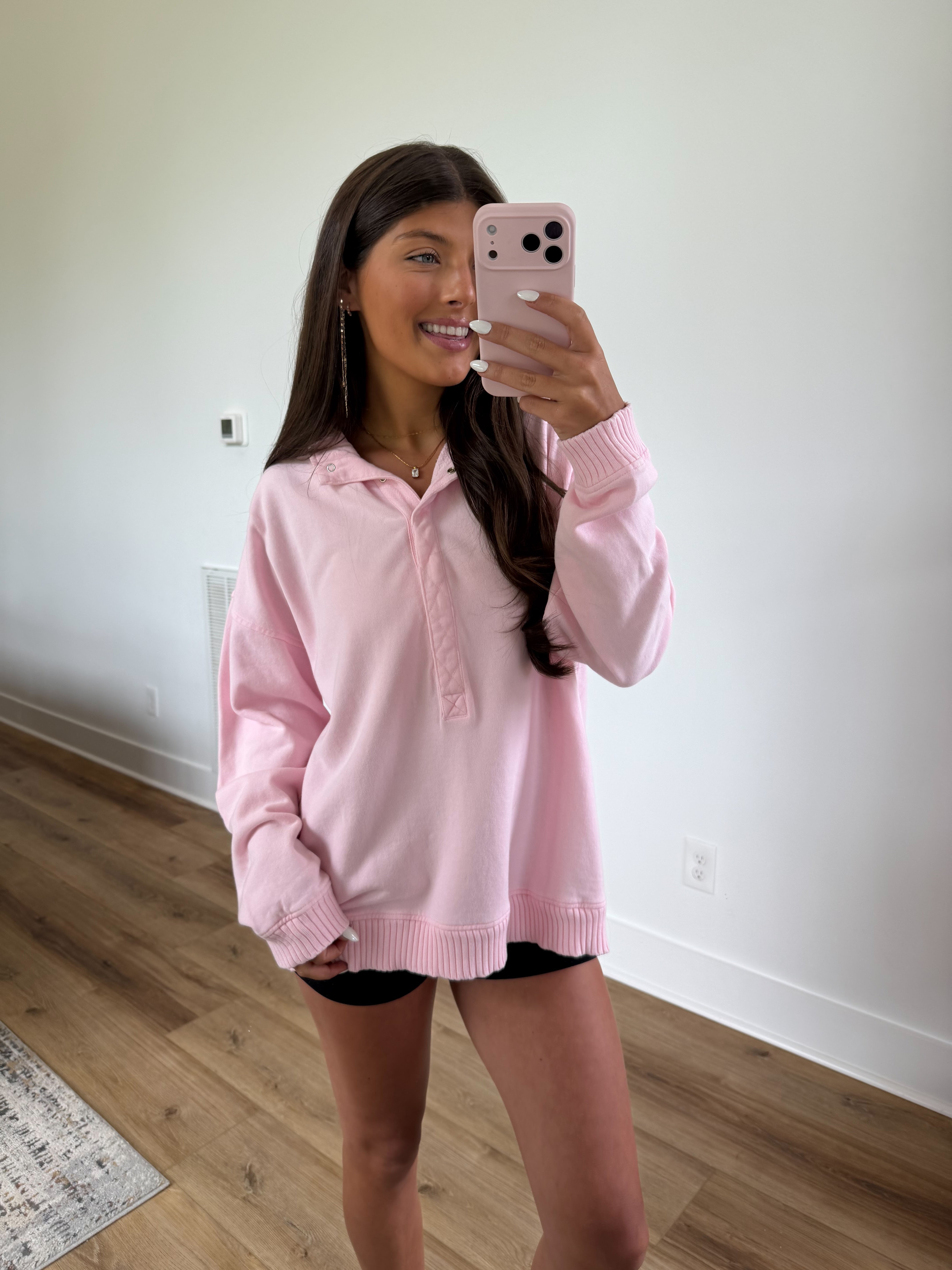 The Cloudline Pullover (Pink)