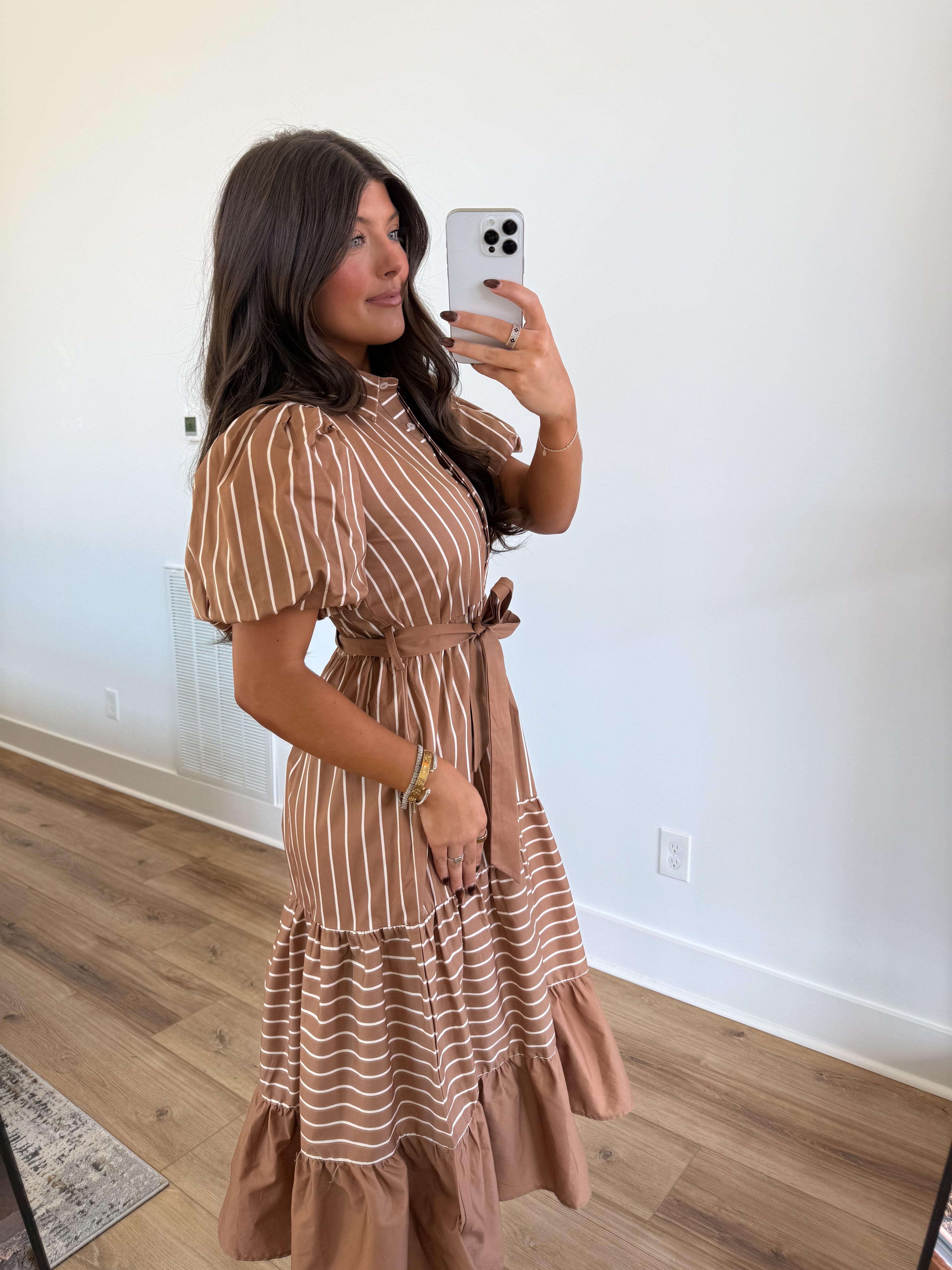 The Mocha Ribbon Dress