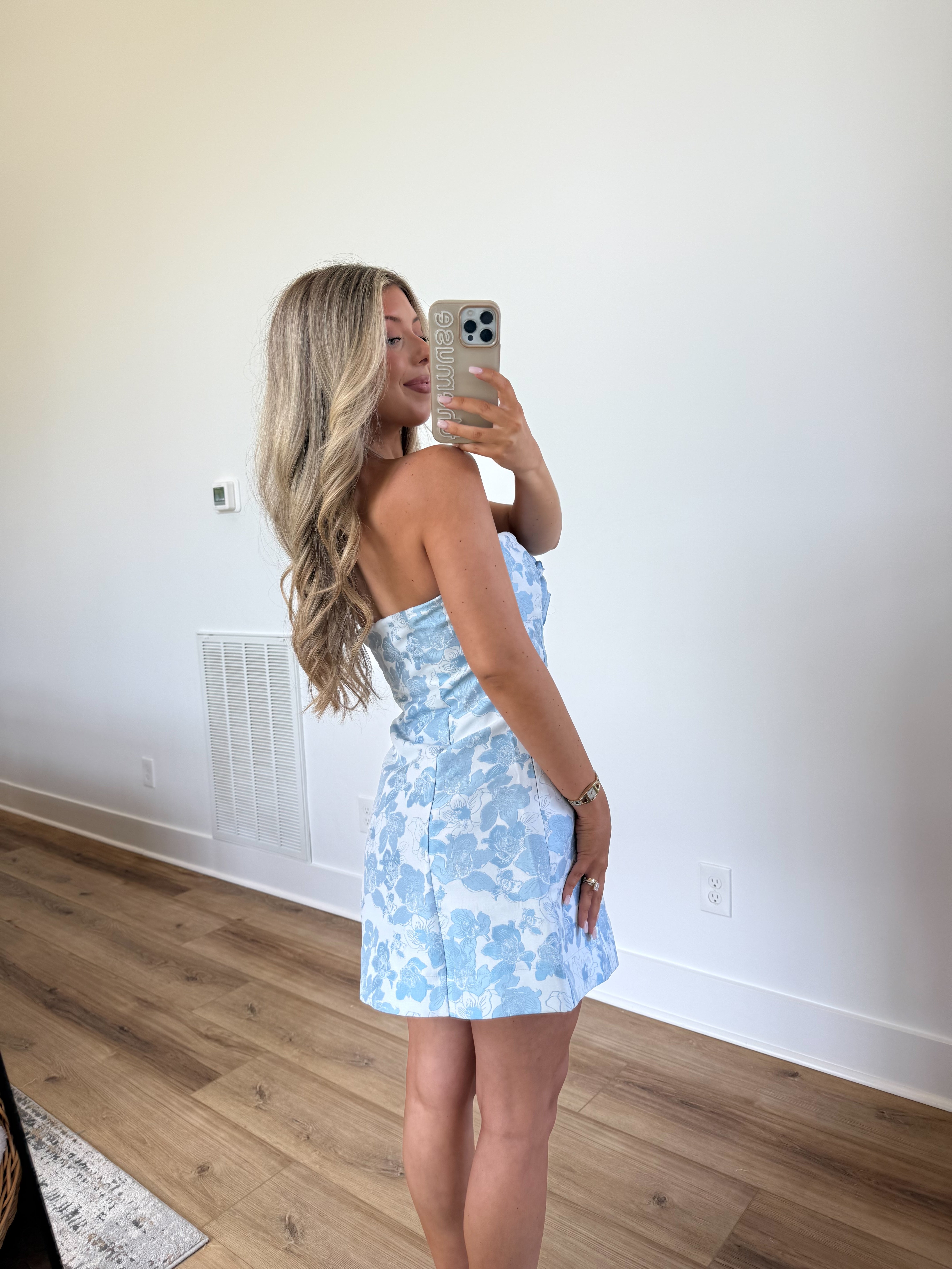 Floral Haze Blue Mini