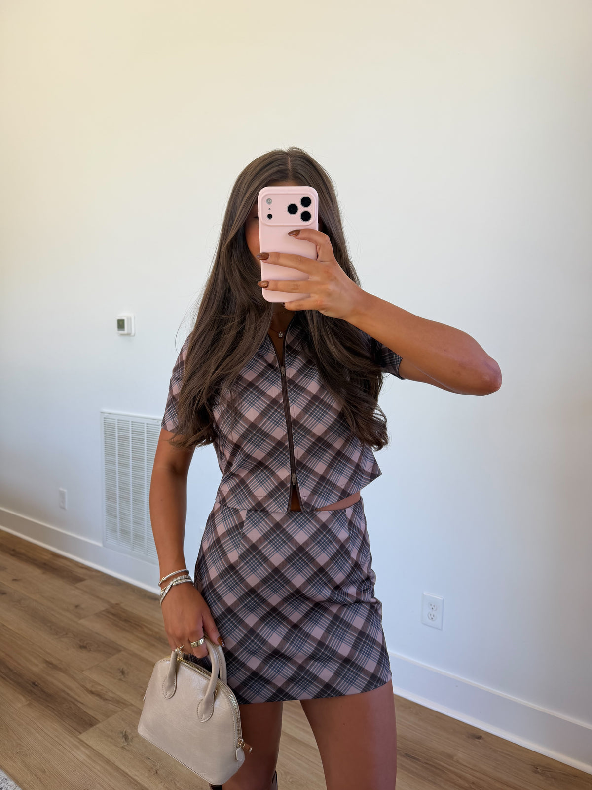 Adele Plaid Set