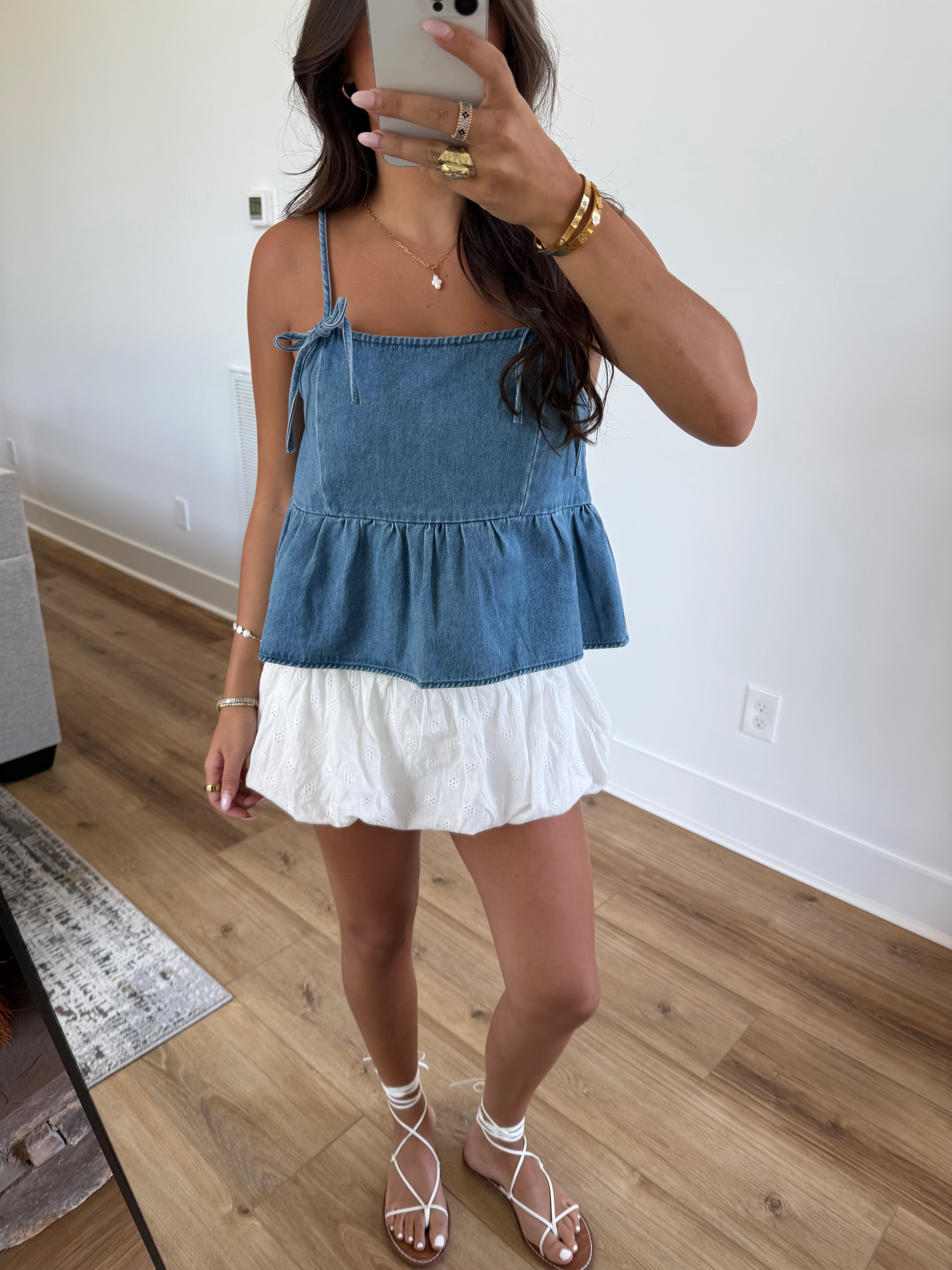 Mollie Denim Top