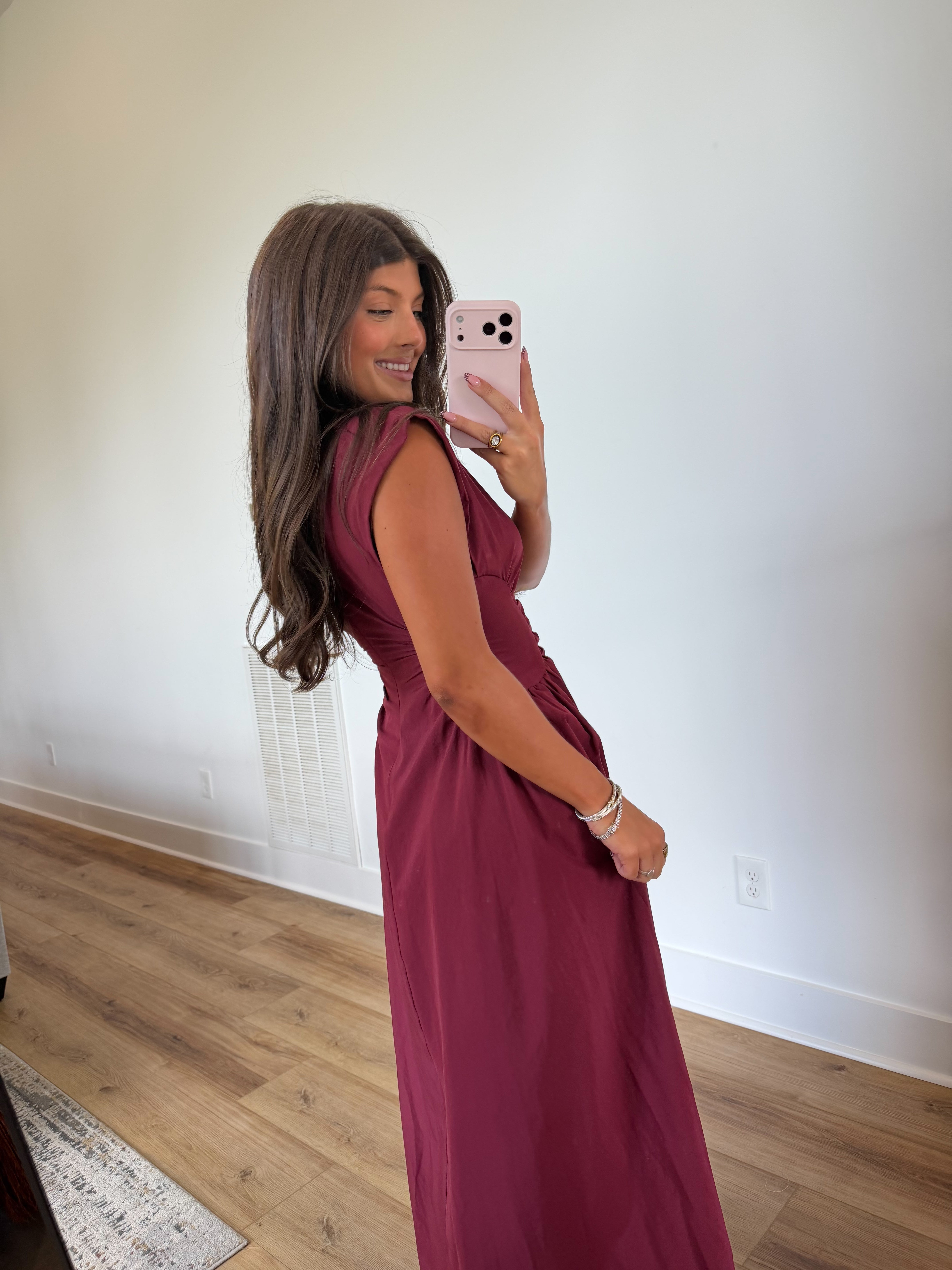 The Timeless Midi (Burgundy)