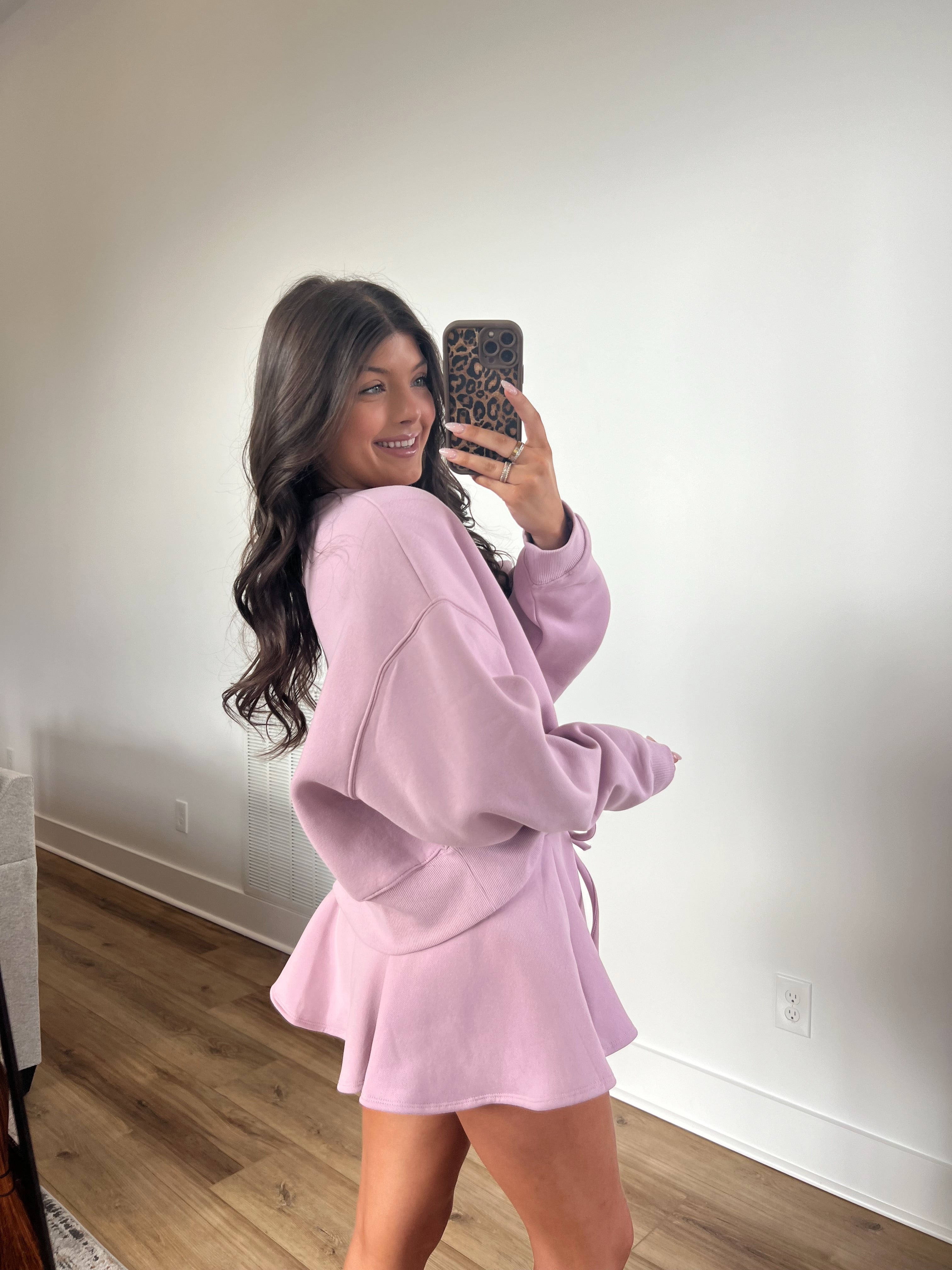 Lilac On The Run Skort Set