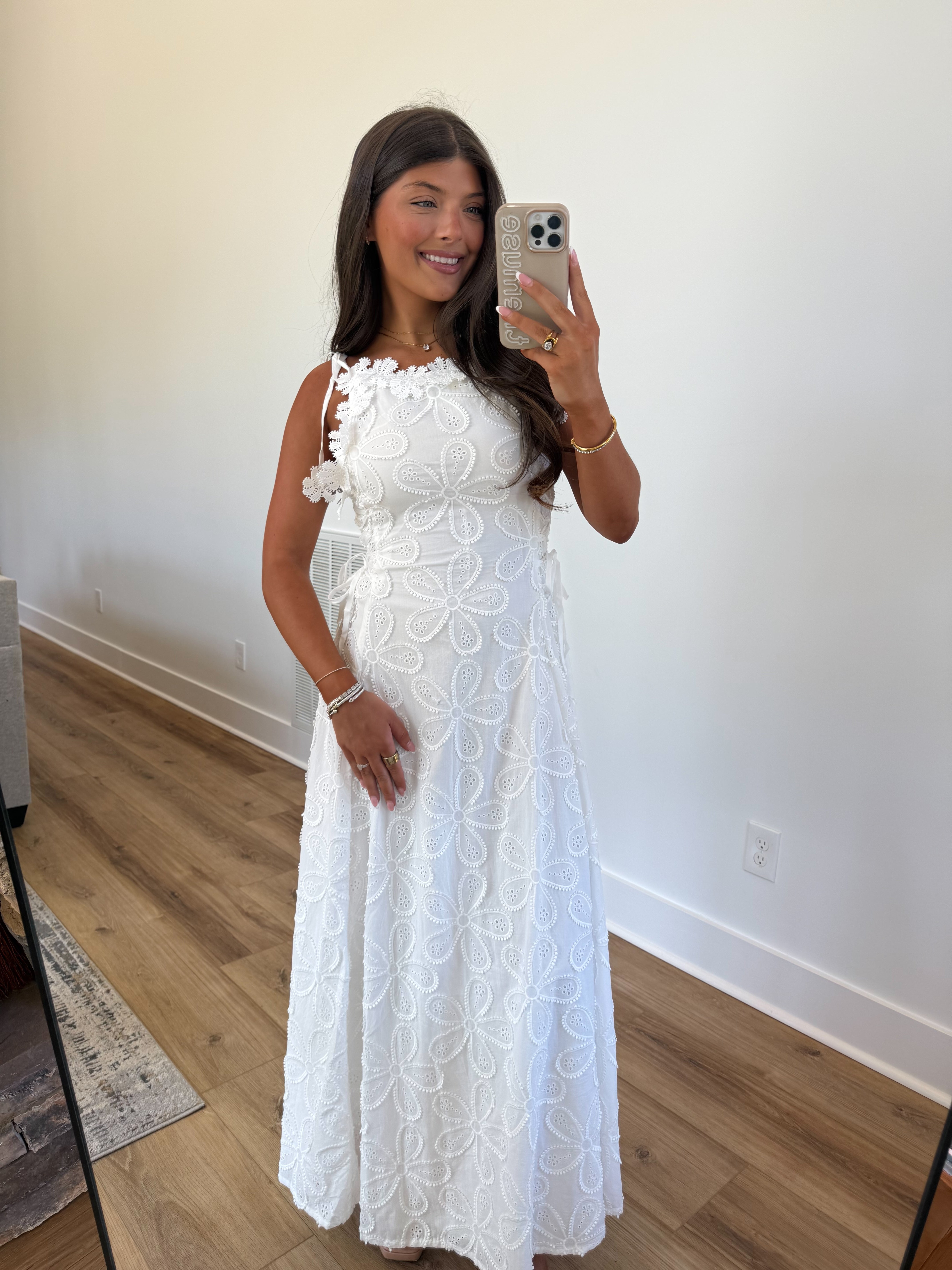 Ivory Lace Midi