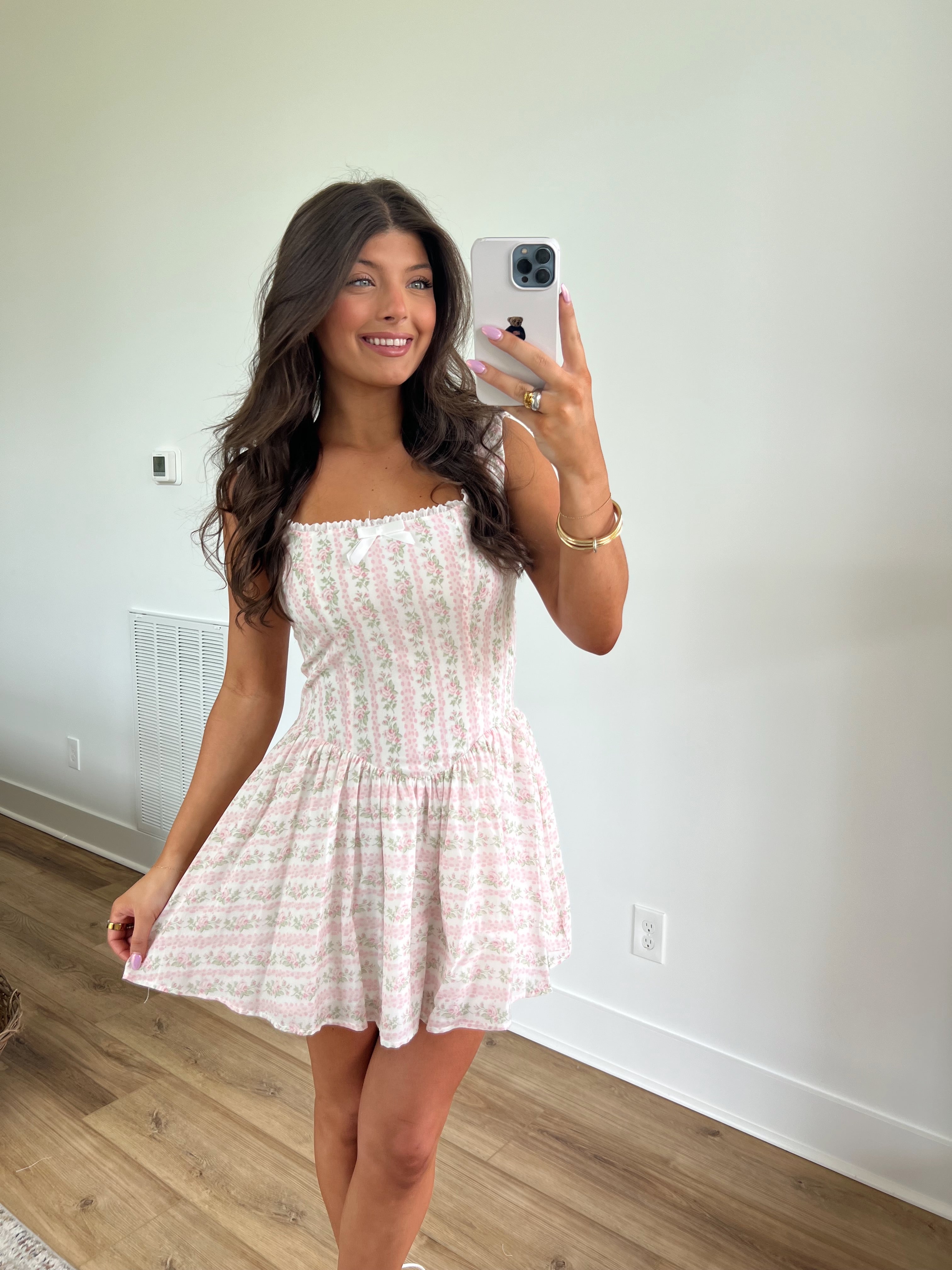 Petal Princess Mini Dress (Pink)