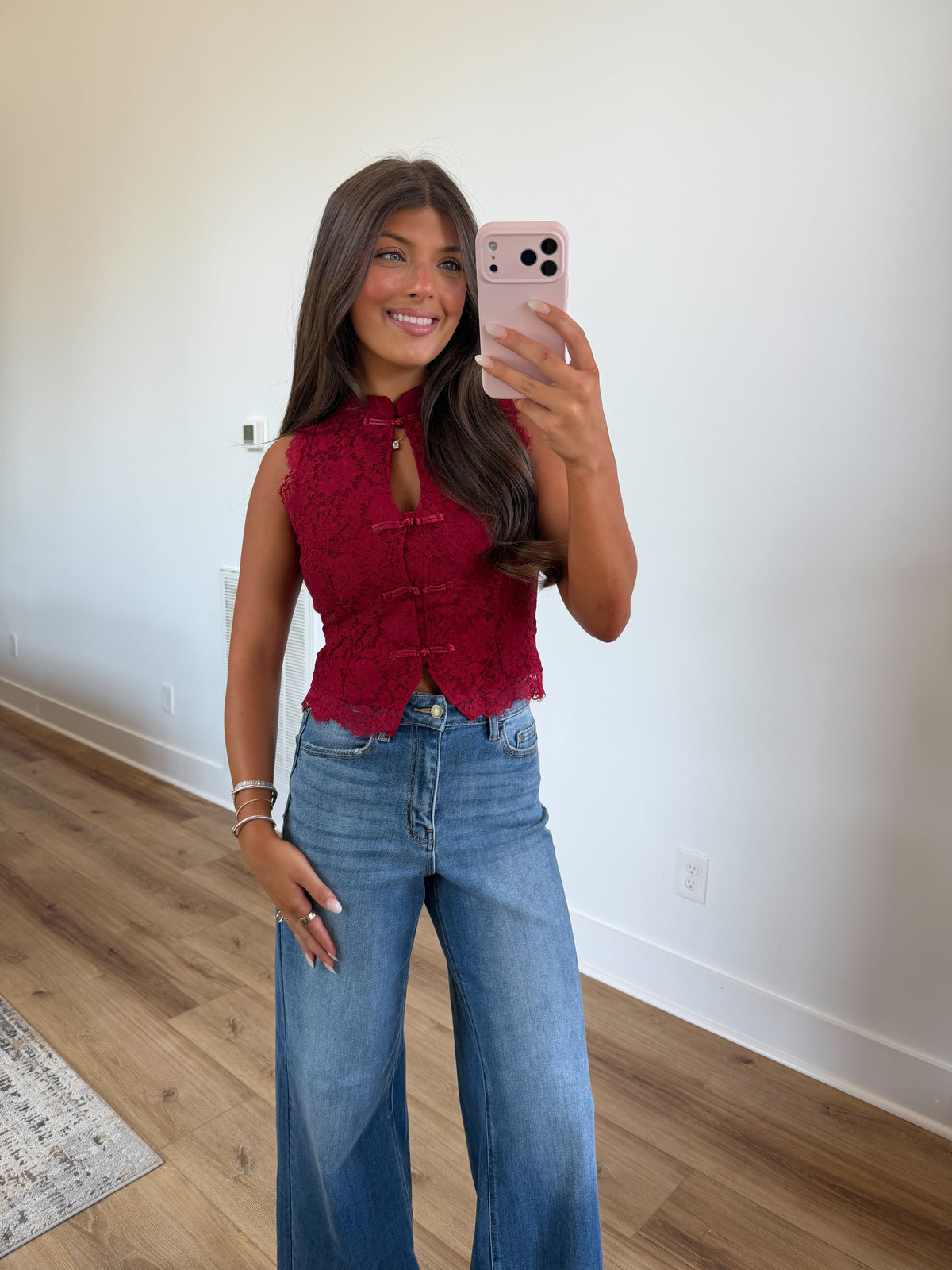 Date Night in Burgundy Top