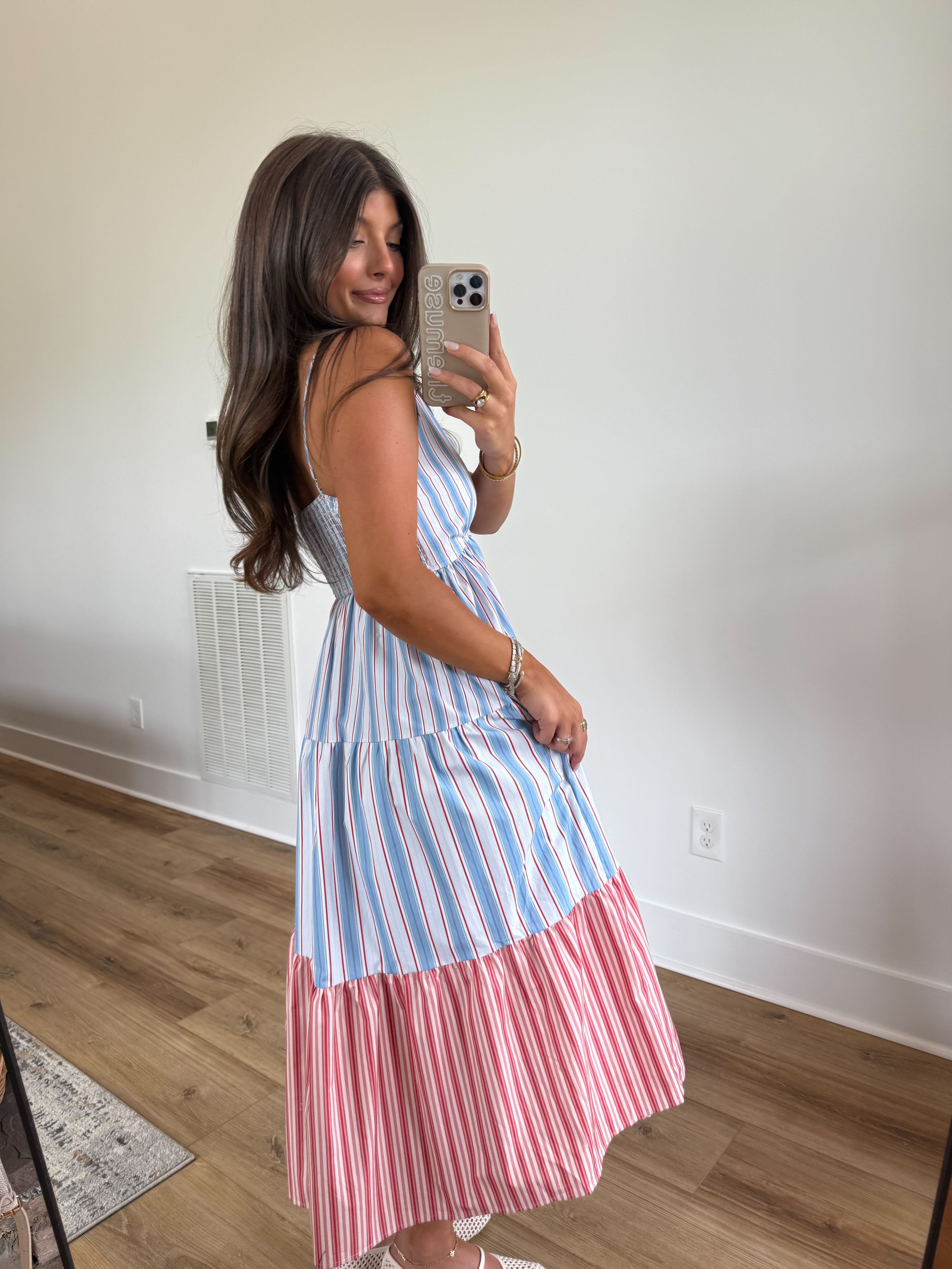 Firecracker Stripe Maxi