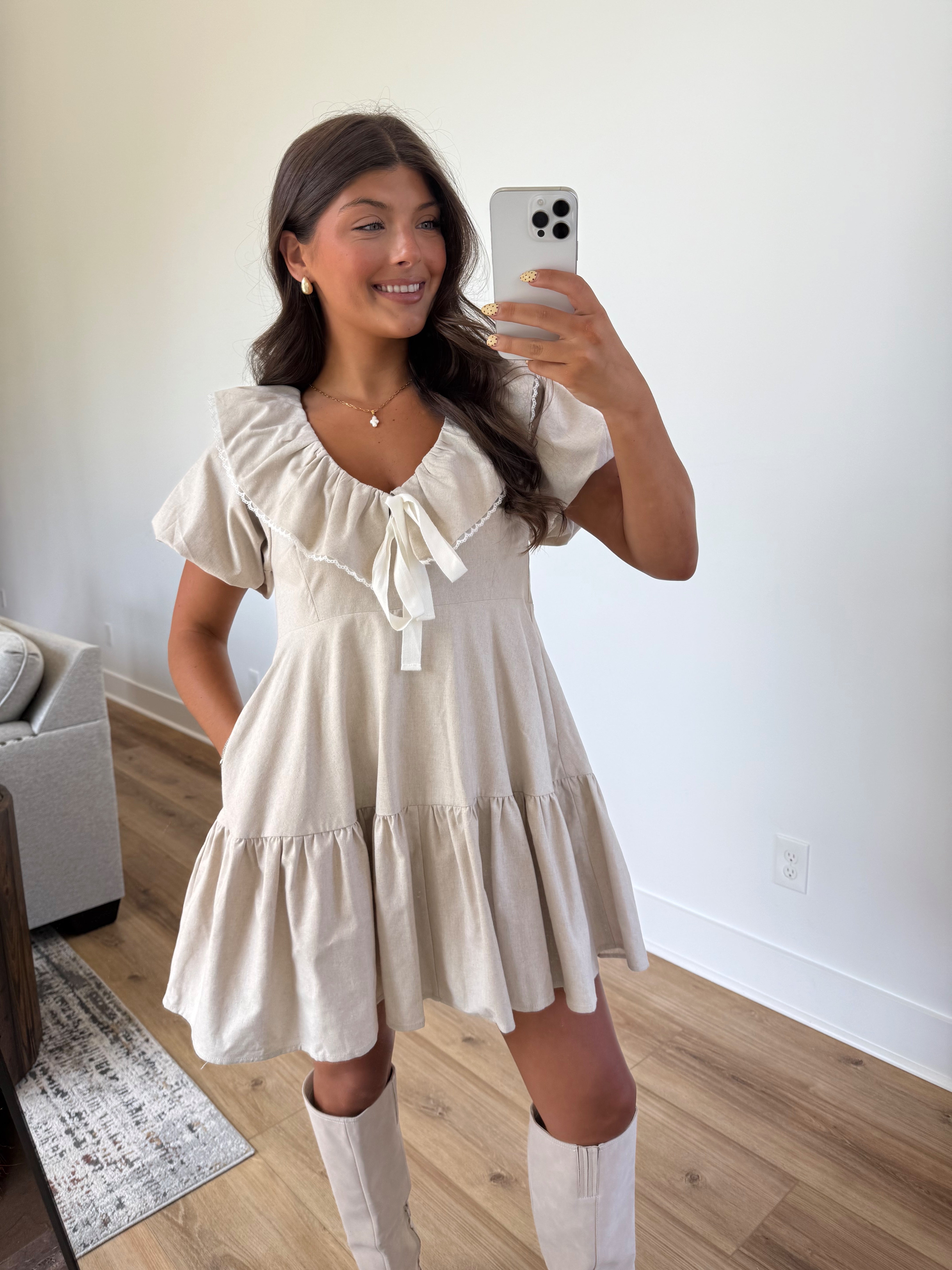 Mollie Linen Dress