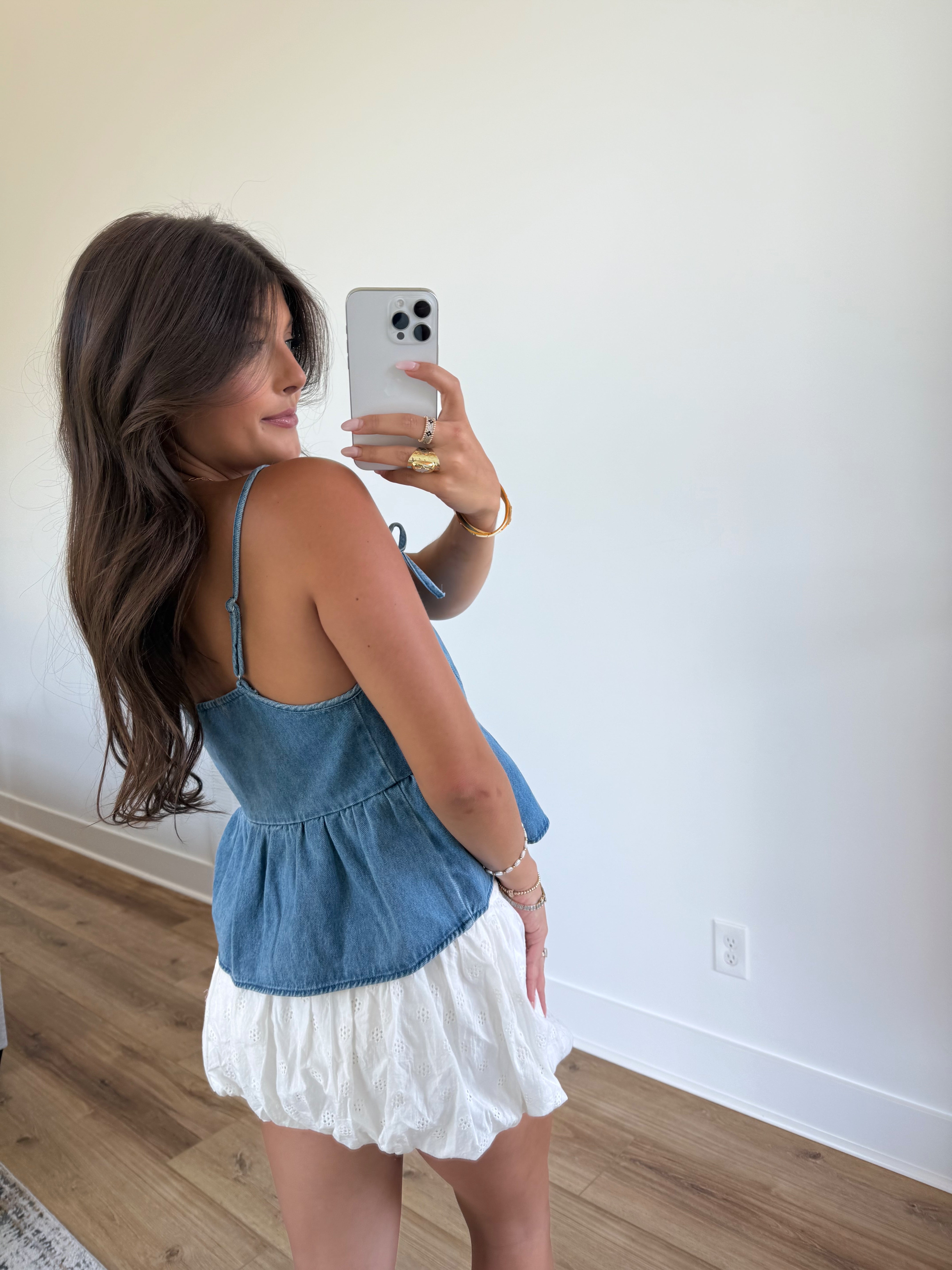Mollie Denim Top