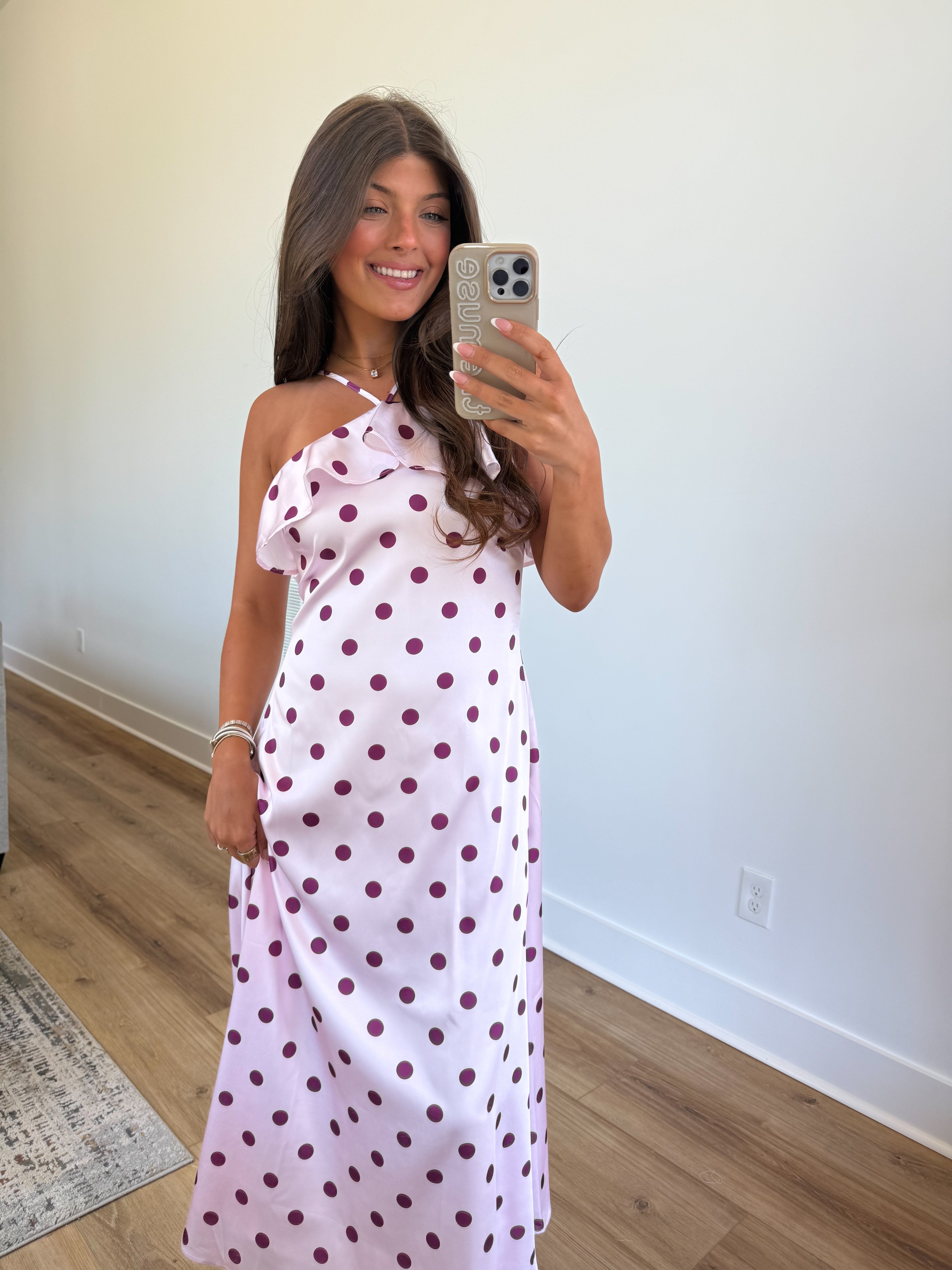 The Flirty Polka-Dot Midi