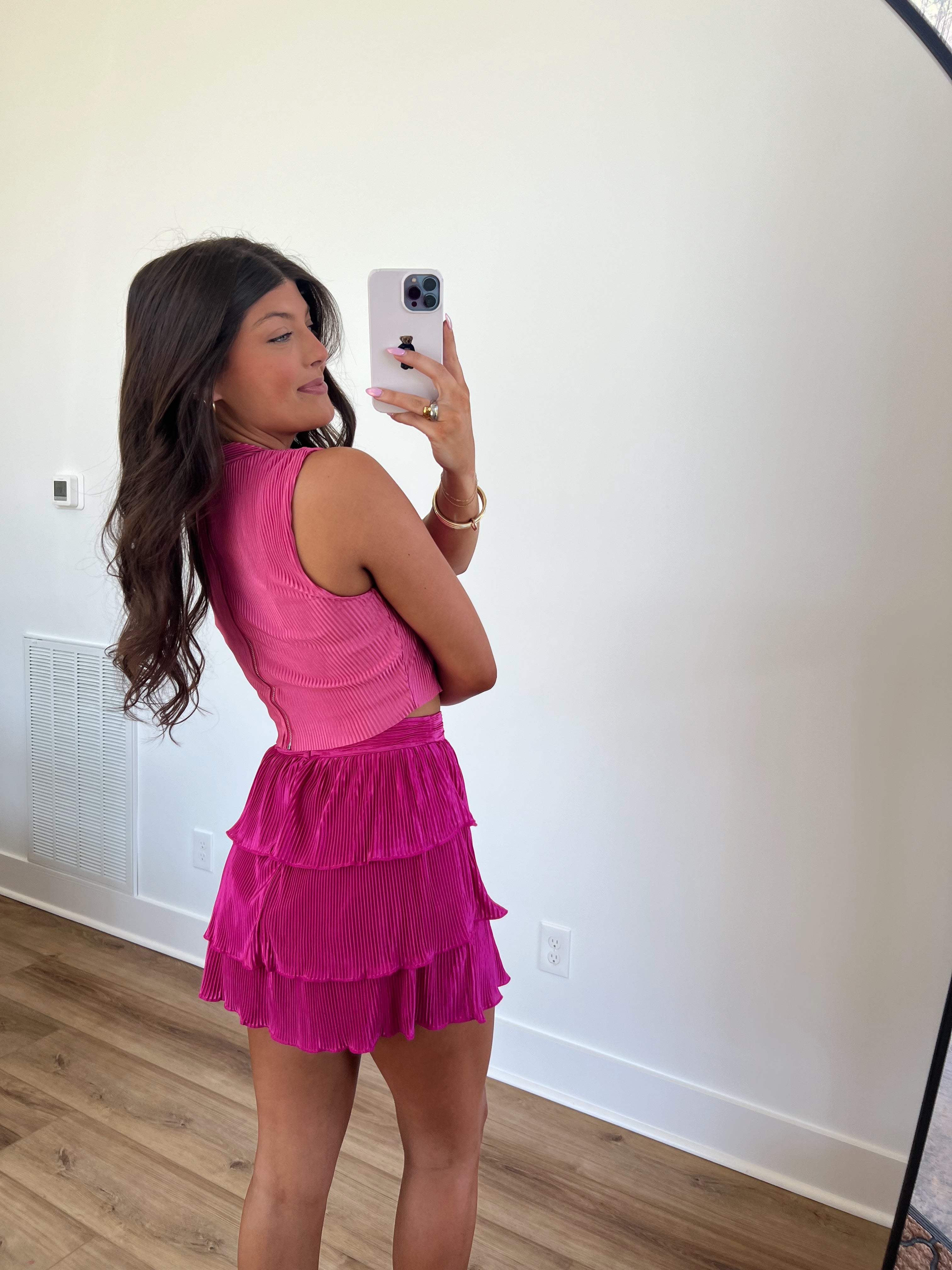 Pink Paradise Skirt Set