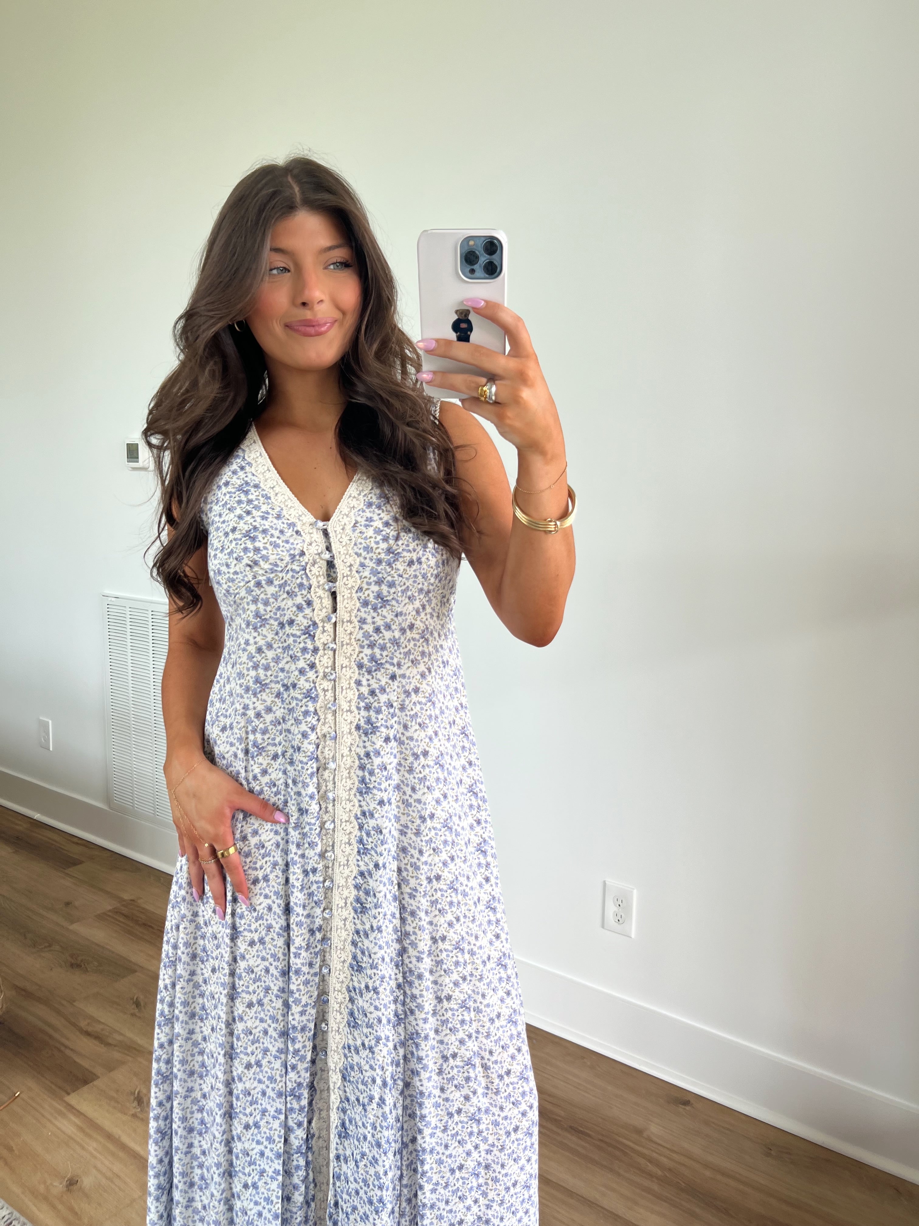 Charleston Girl Maxi Dress (Indigo)