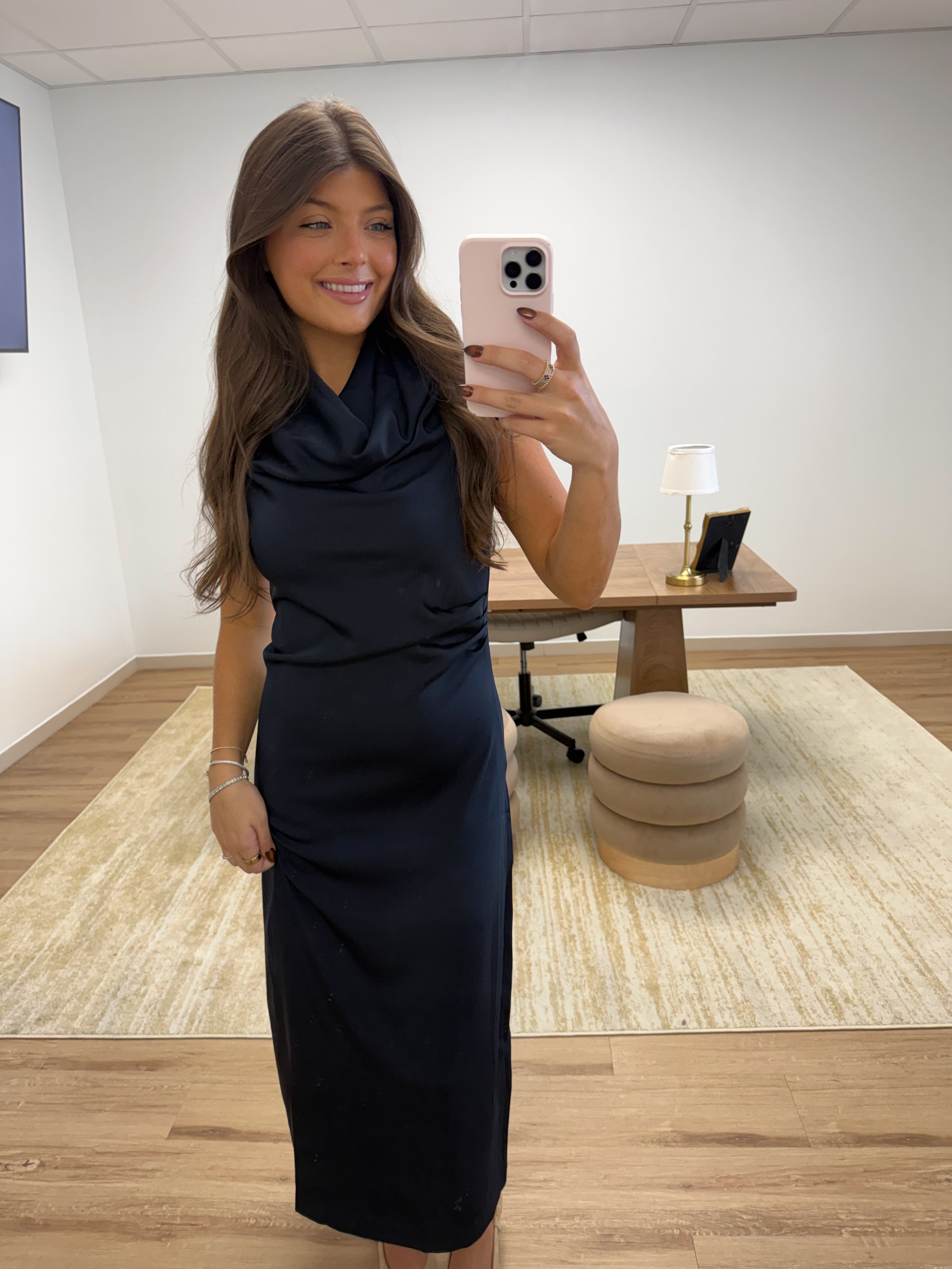 The Amara Dress (Navy)