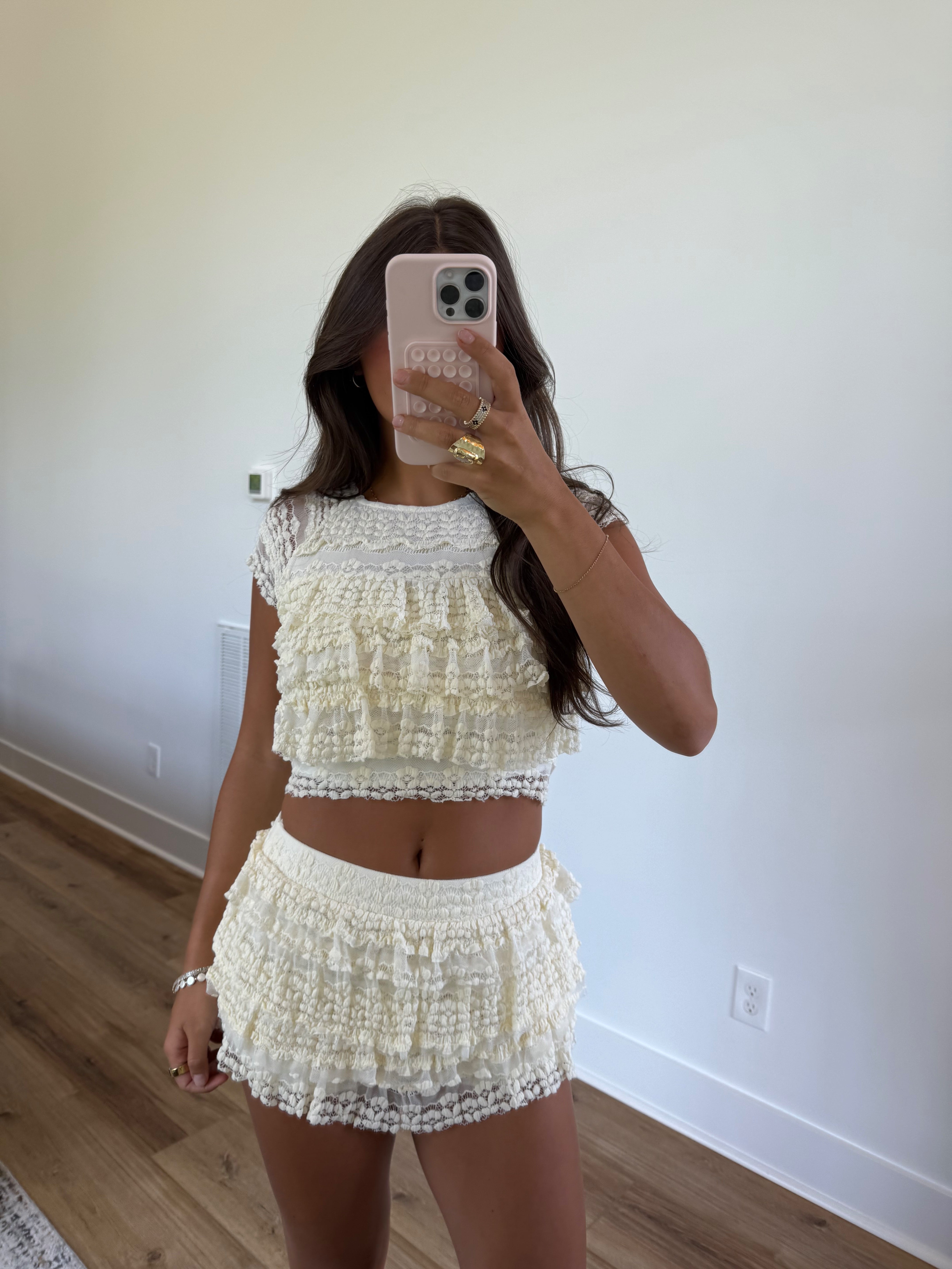 Wallen Ruffle Skort Set