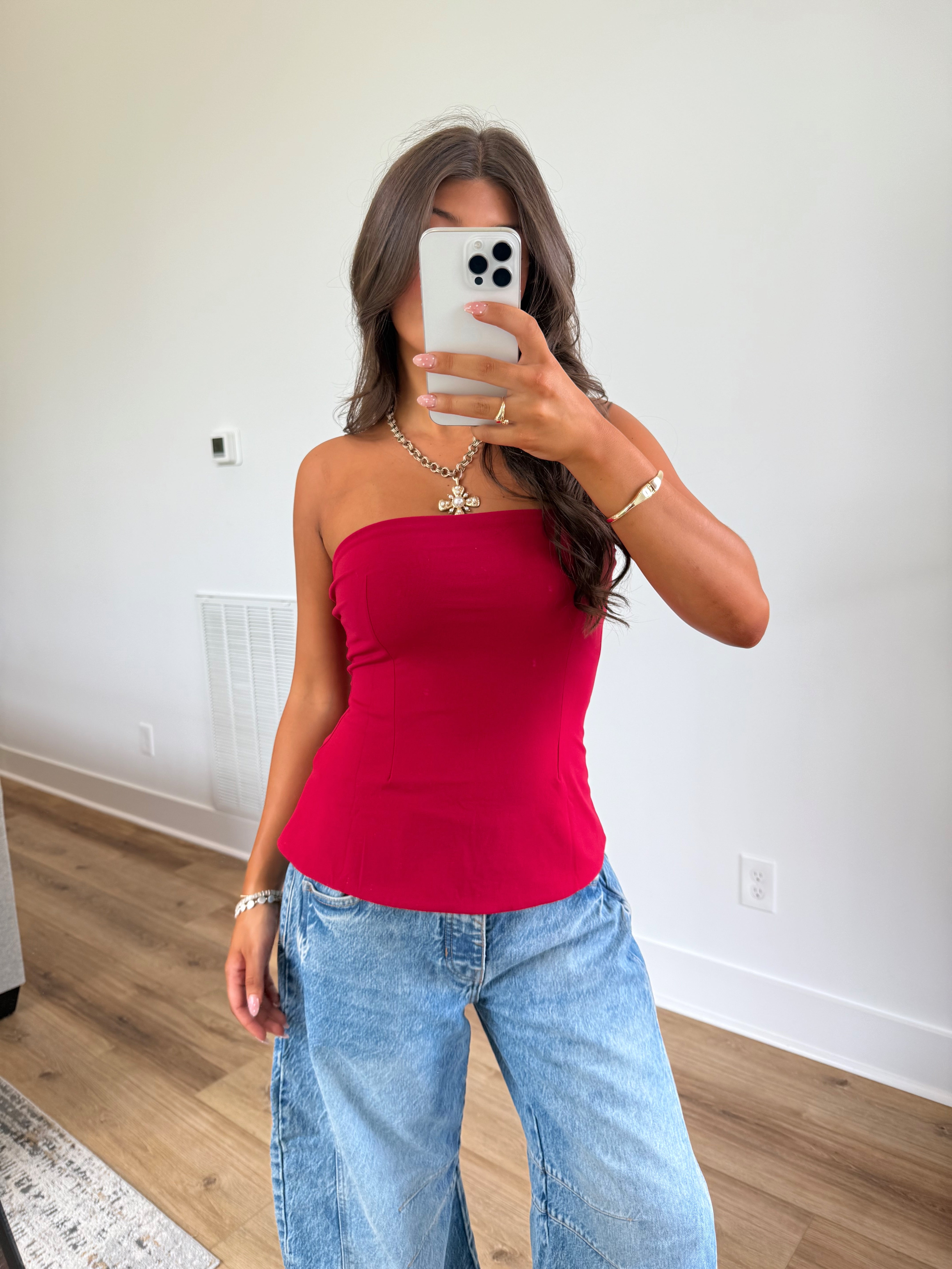 The Evening Top (Red)