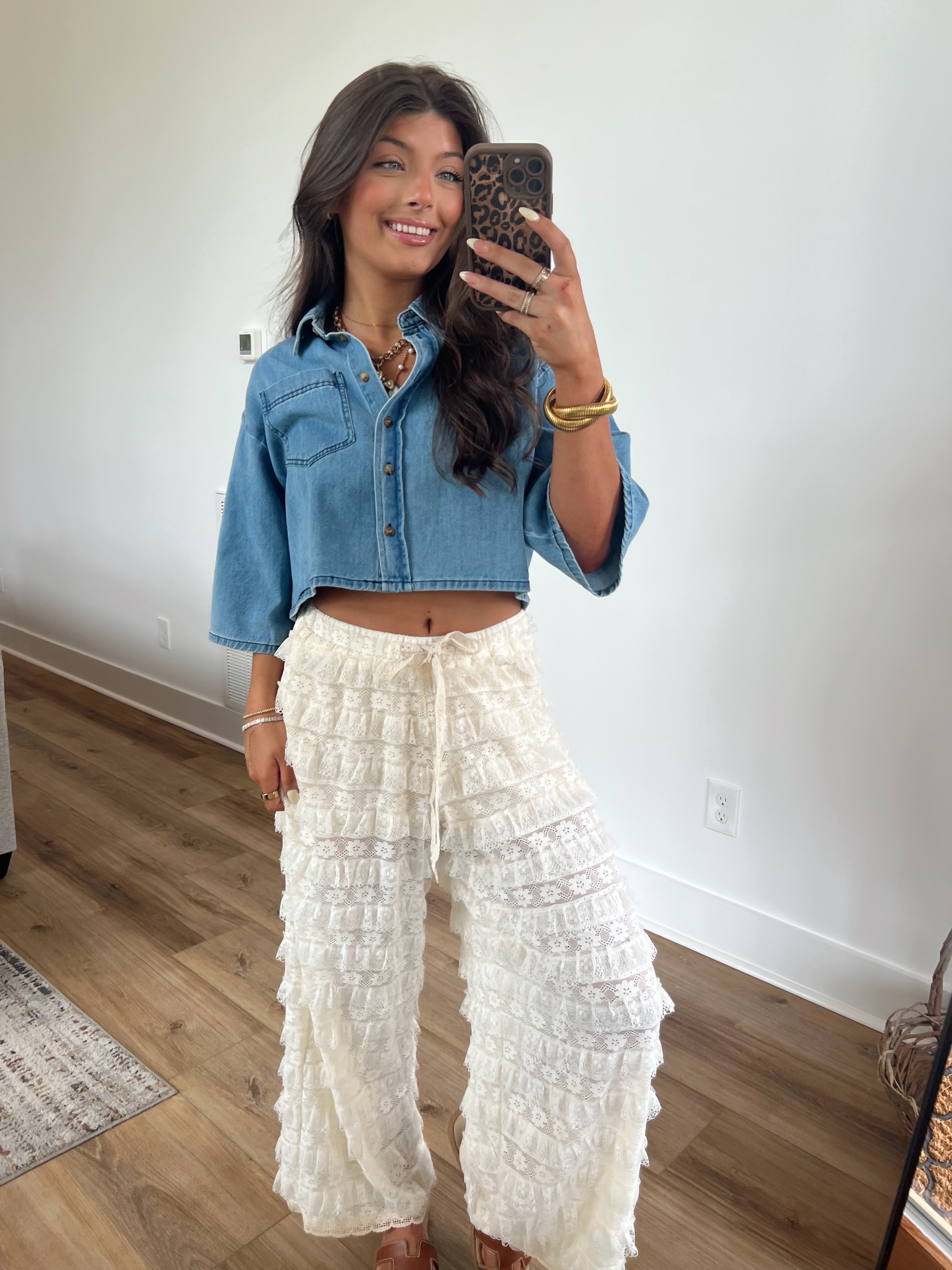 Remi Light Denim Top