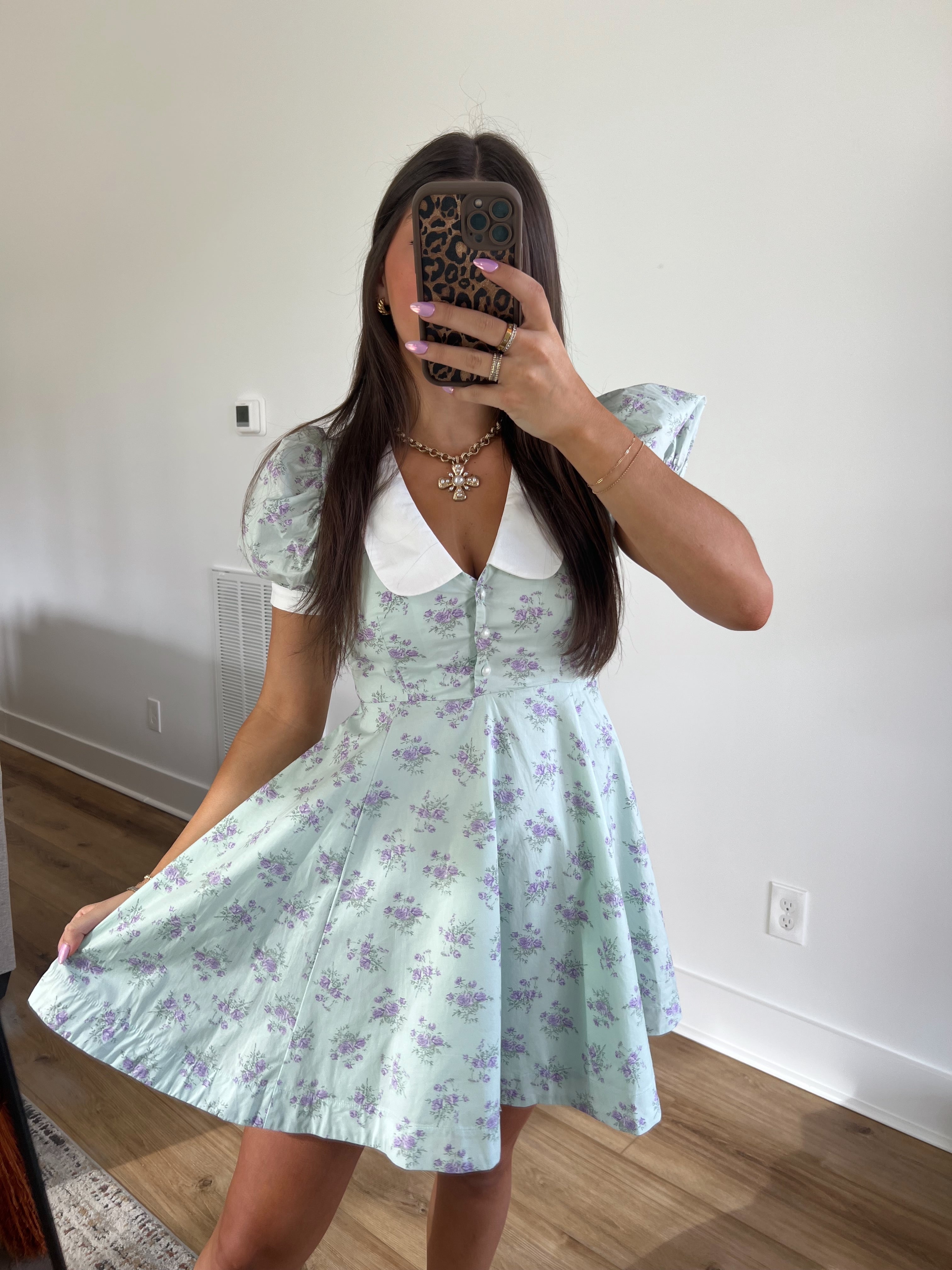 Sweet Mint Mini Dress