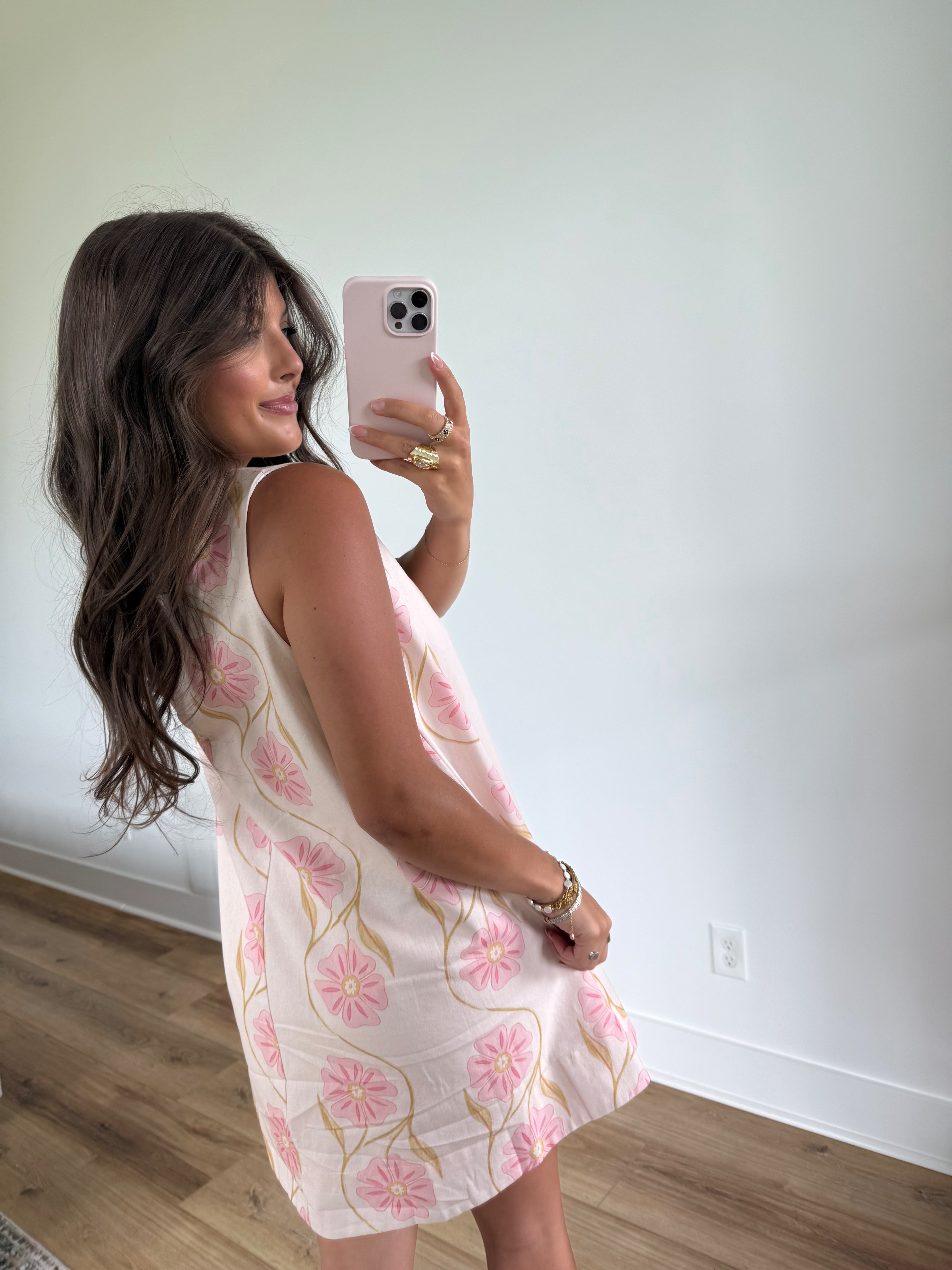 Cali Bloom Mini Dress