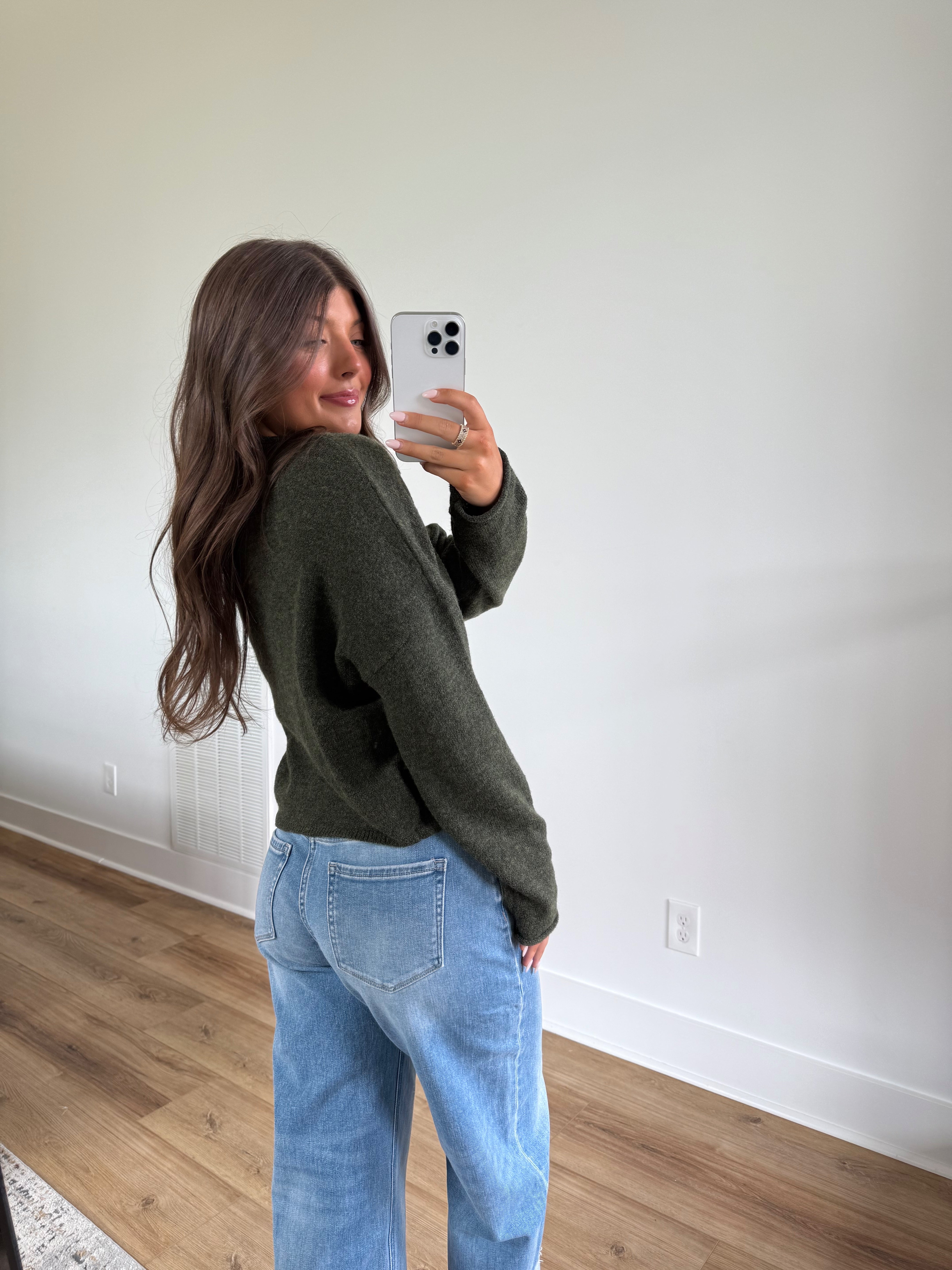 Best Dress Cardigan (Hunter Green)
