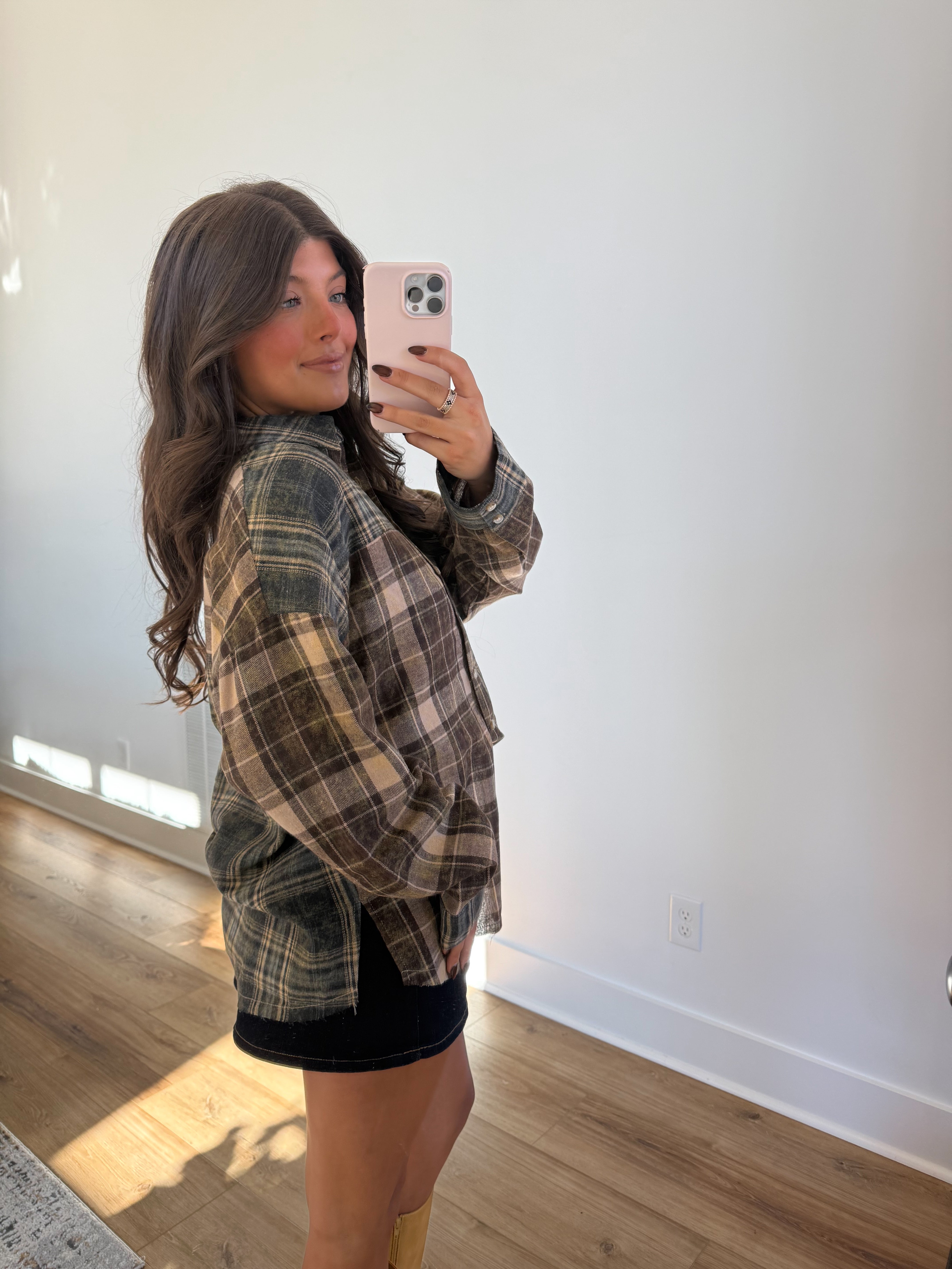 Colorblock Plaid Flannel