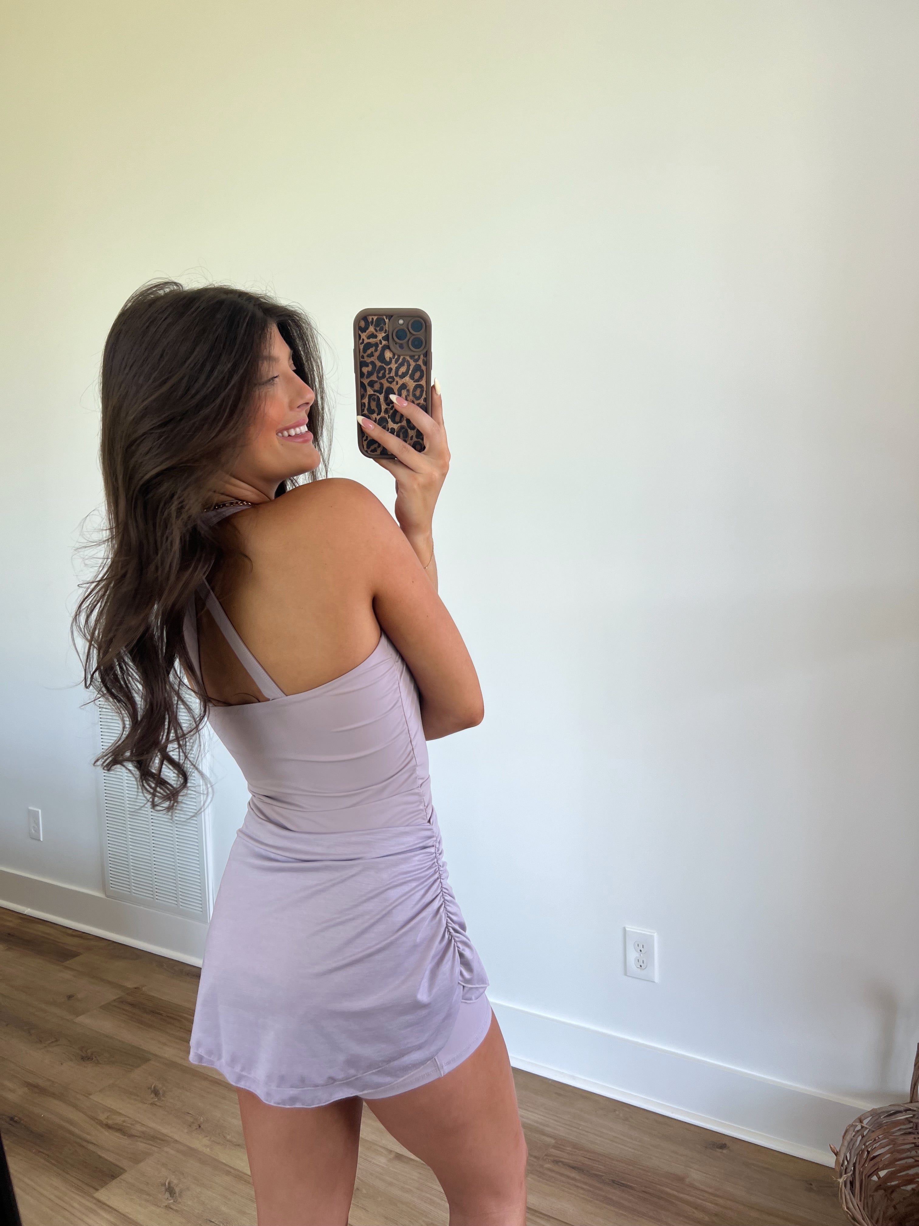 Running Errands Lavender Romper