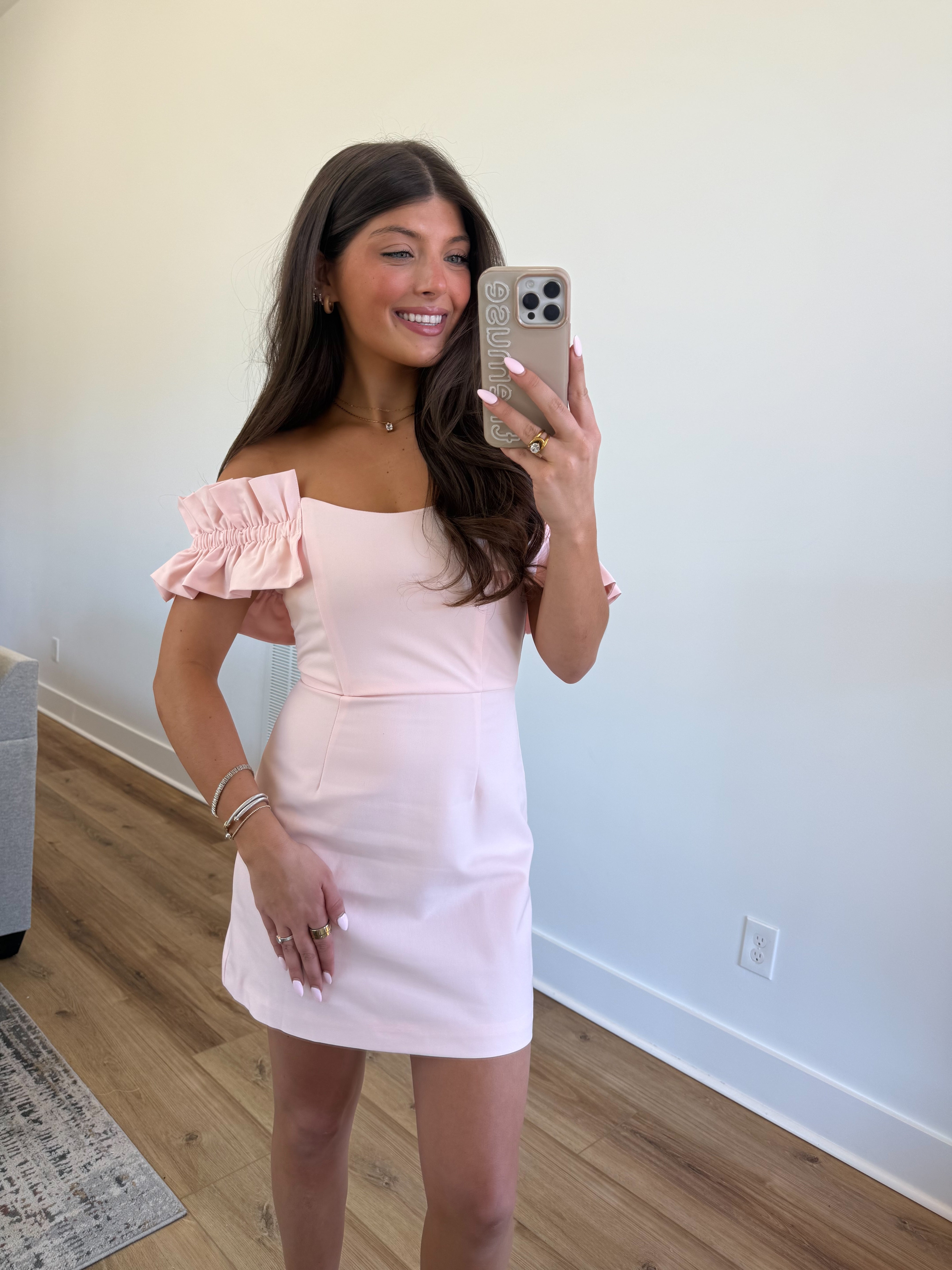 The Sweet Blush Mini Dress
