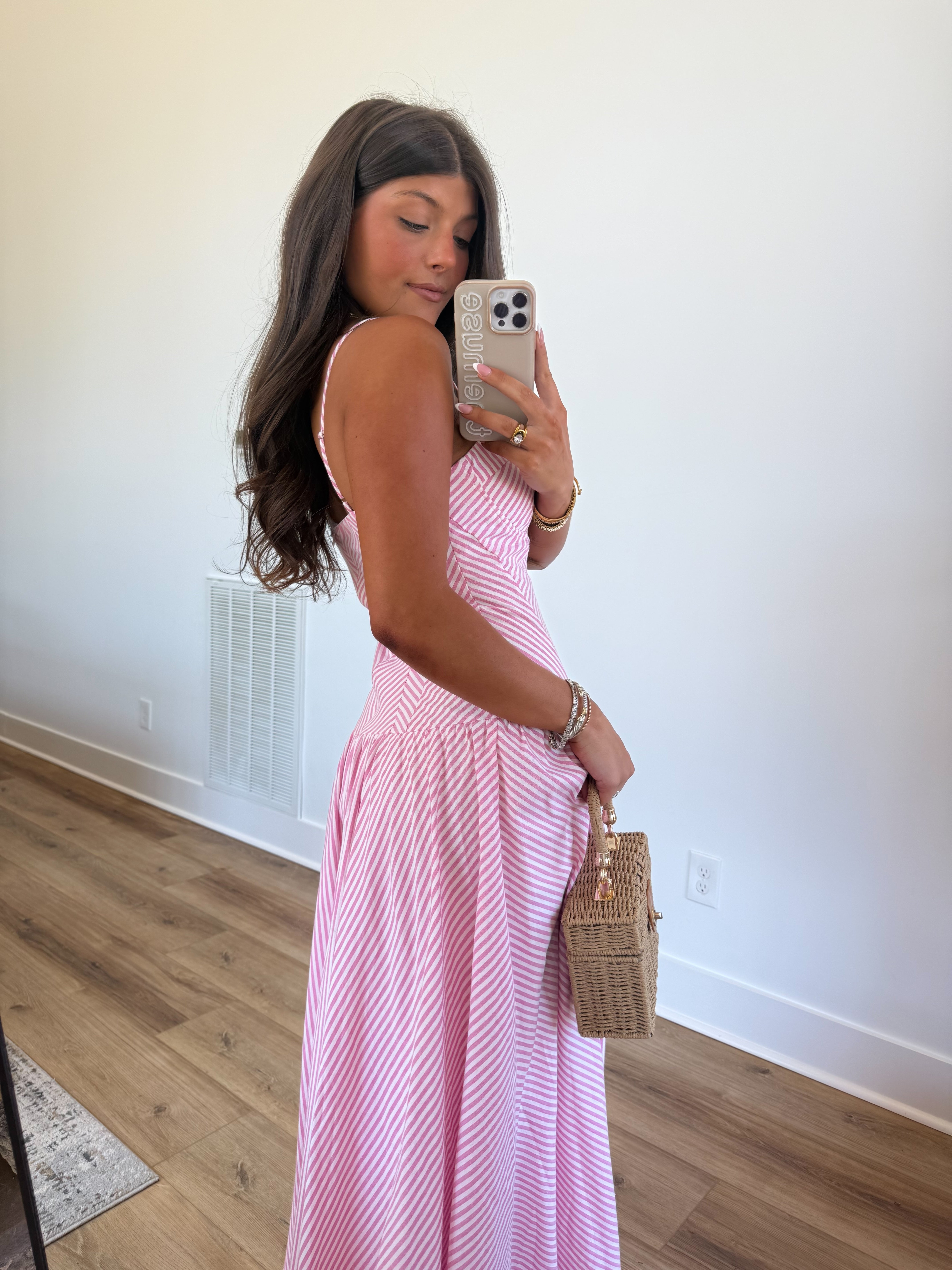 Master Structure Maxi Dress (Pink)