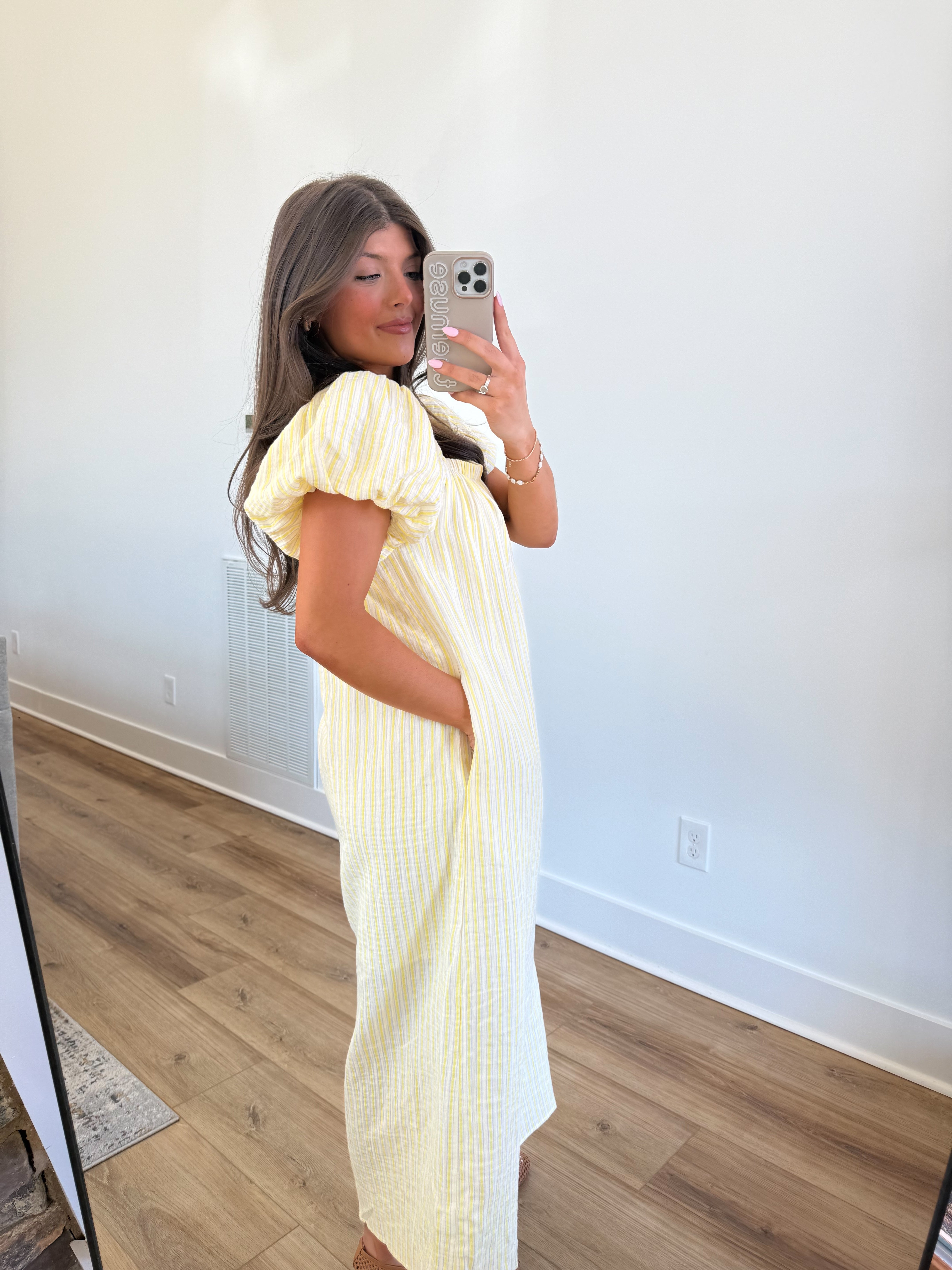 The Milly Dress (Lemon Gingham)