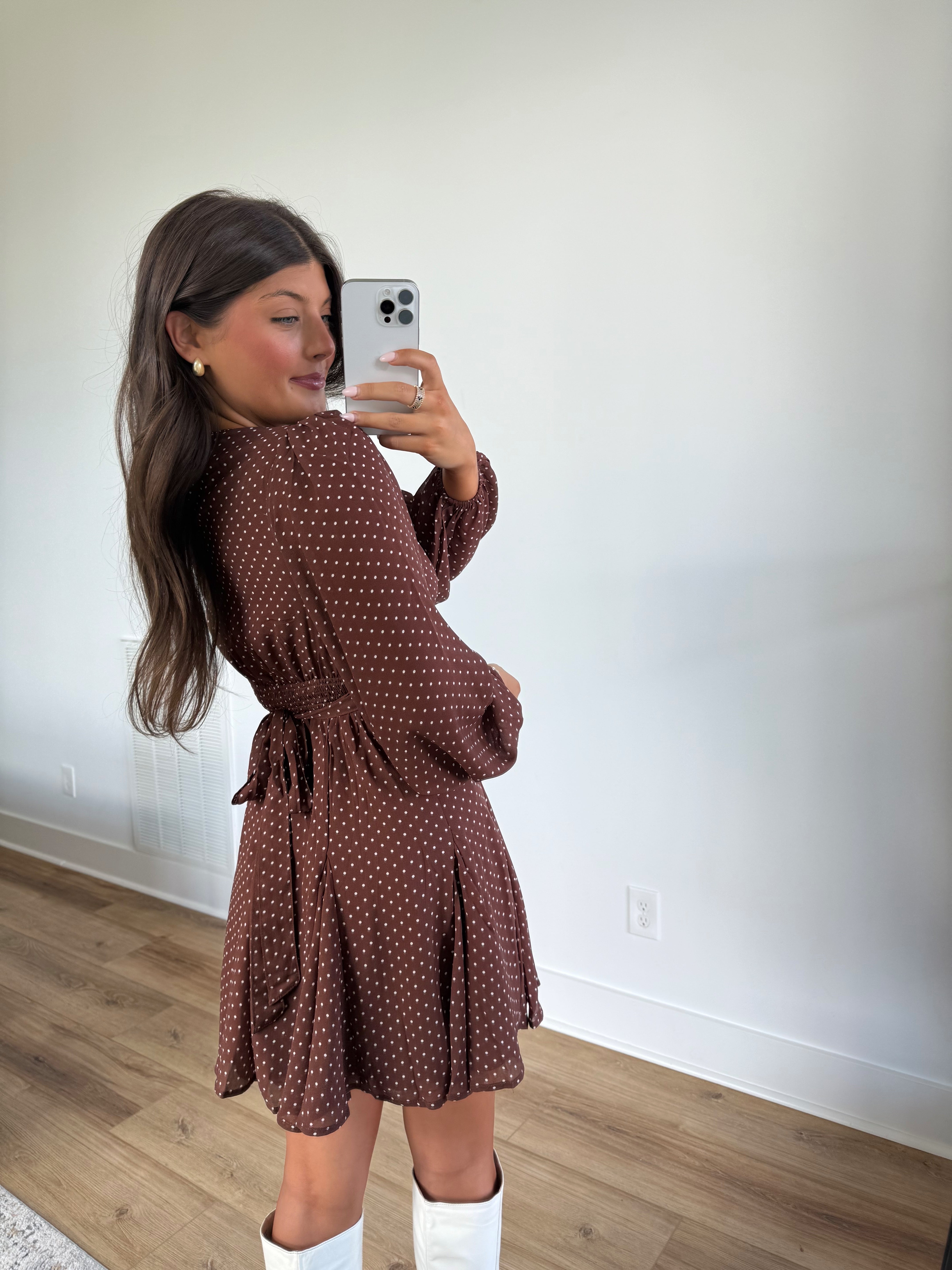 Harlin Polka Dot Mini Dress