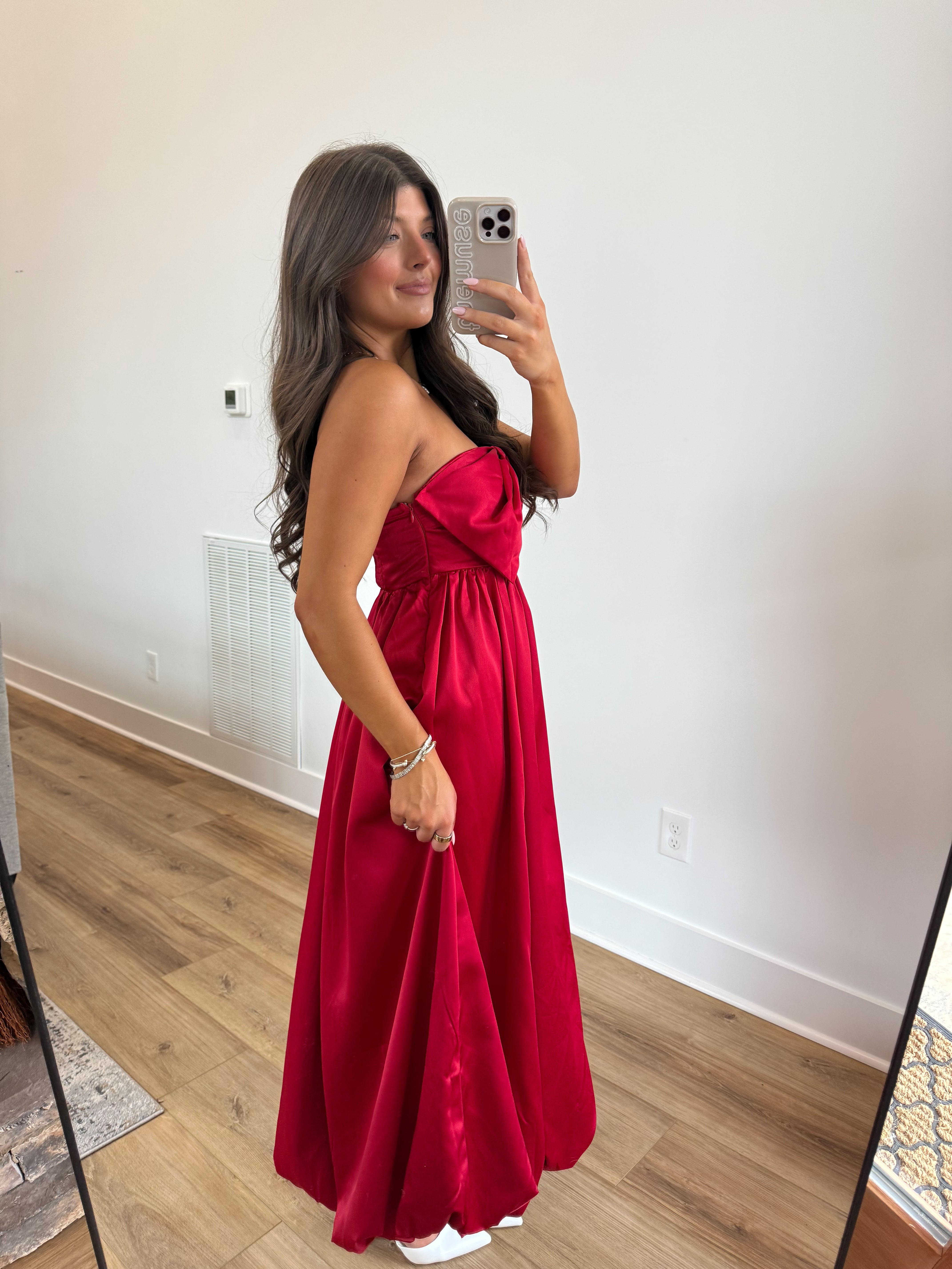 The Cranberry Elegance Midi