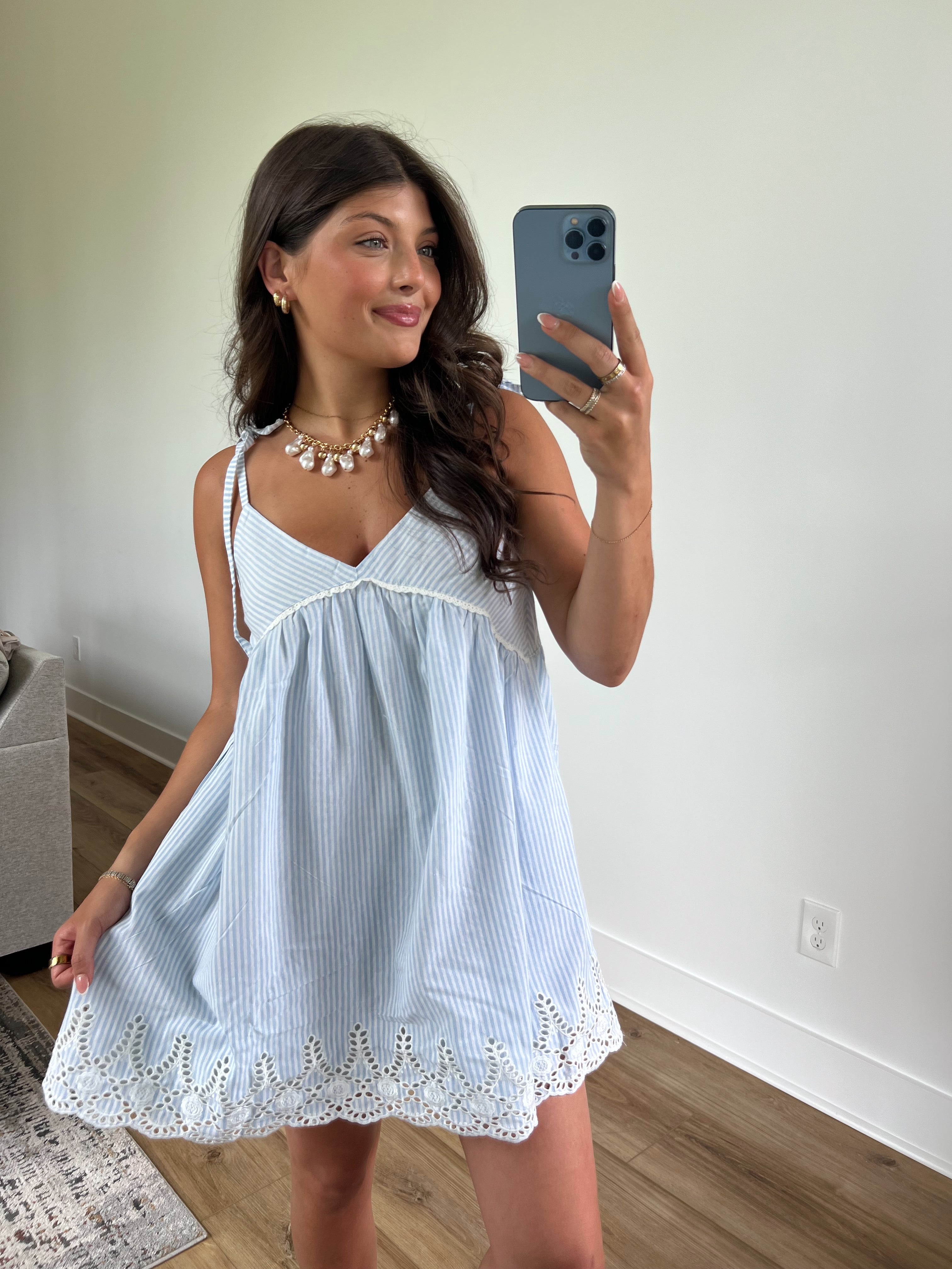 Day Yacht Stripe Mini Dress