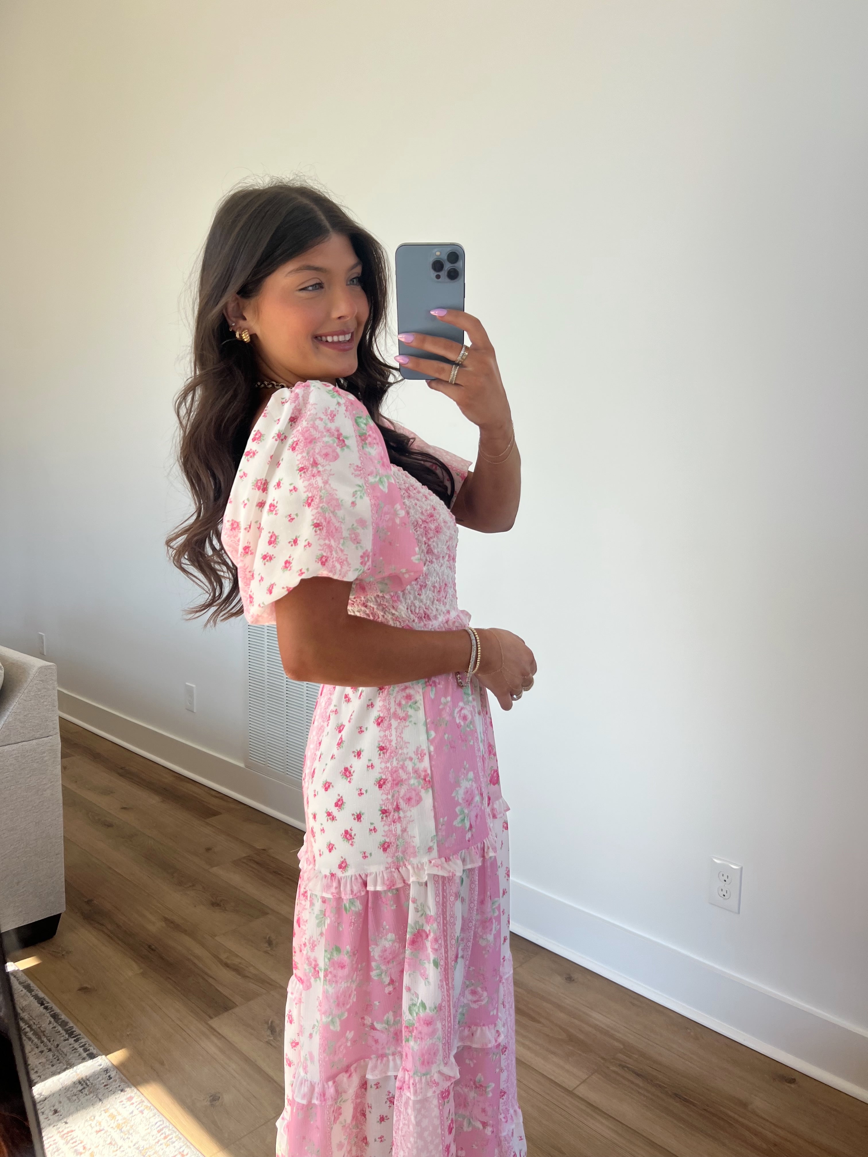 Love Shack Patch Work Maxi Dress(Restock)