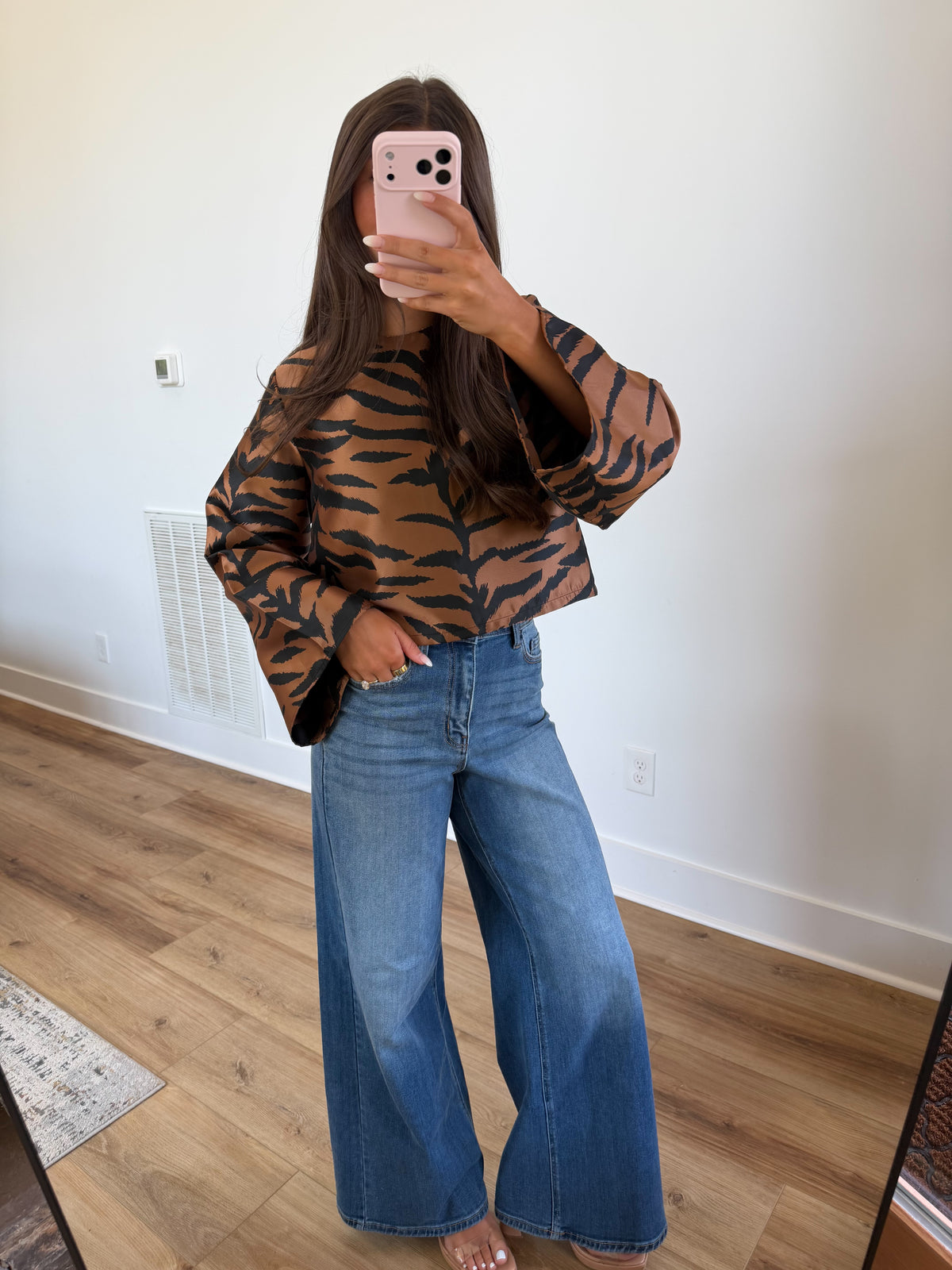 Elevated Zebra Blouse