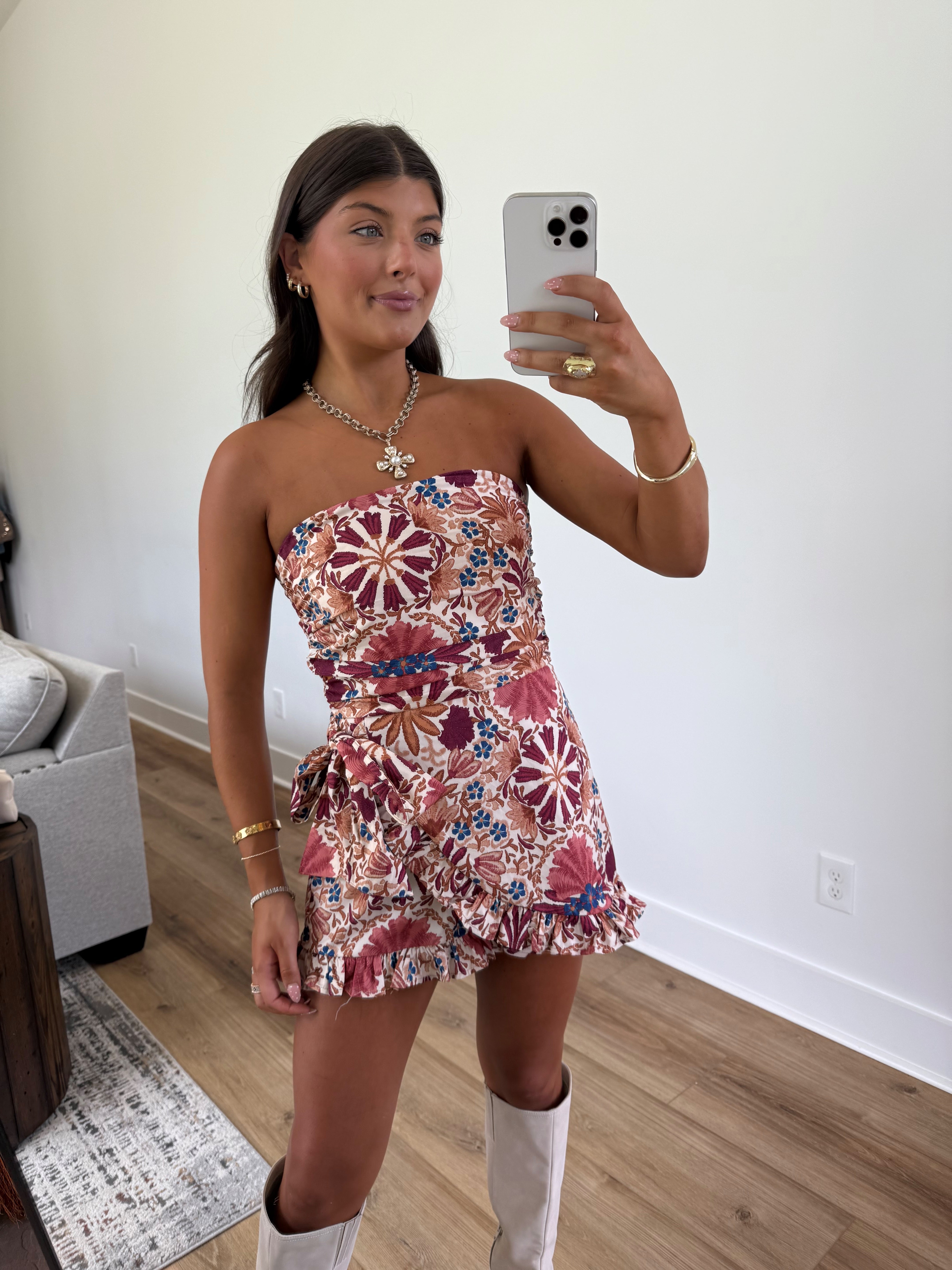 Lucy Florals Romper