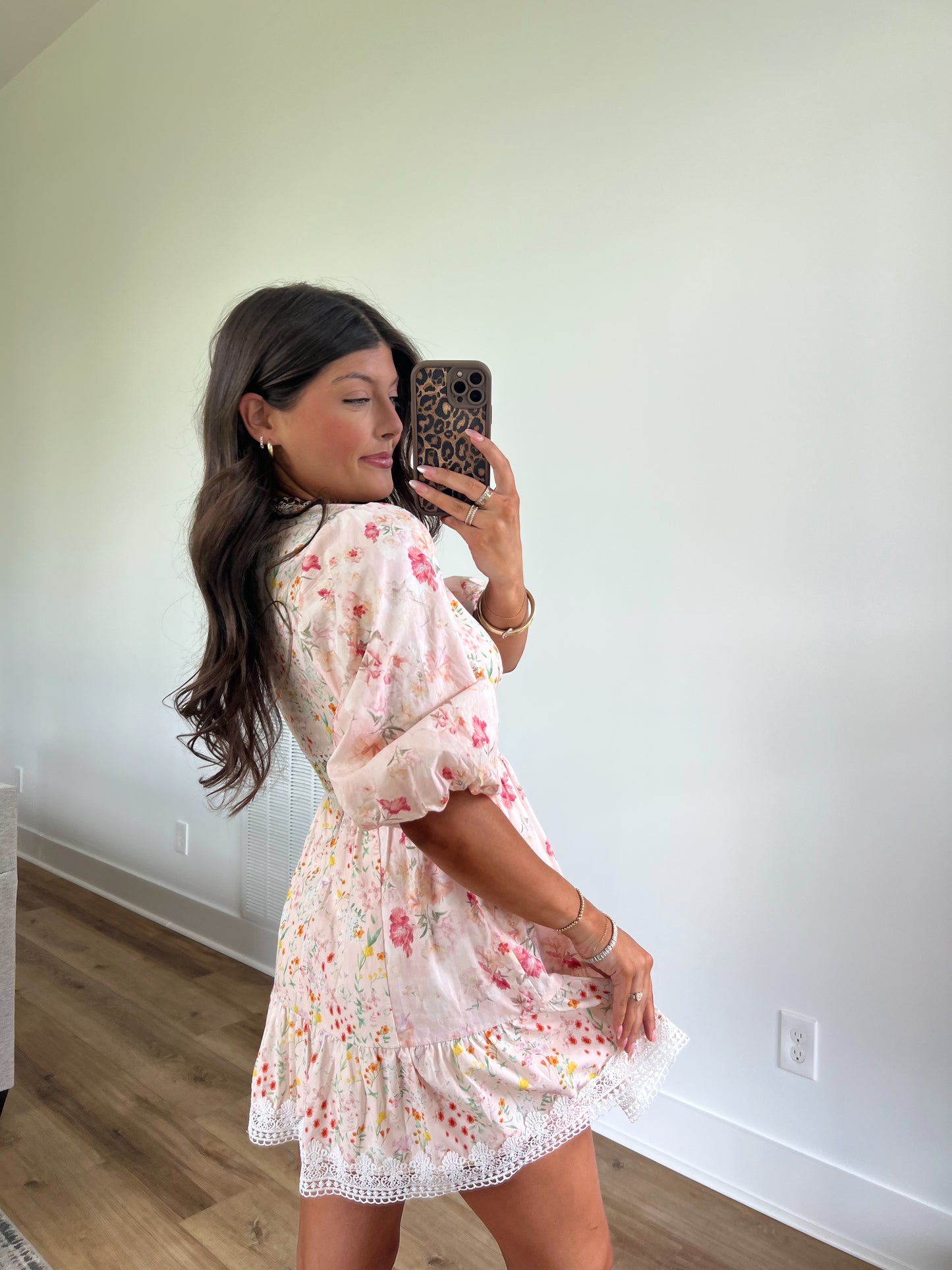 Vintage Tea Mini Dress