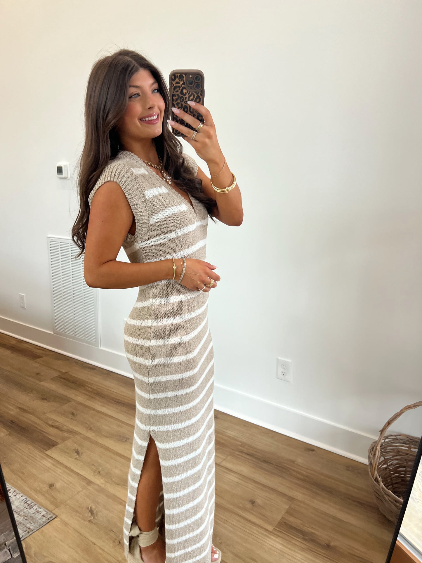 (Oatmeal) Maria Maxi Dress