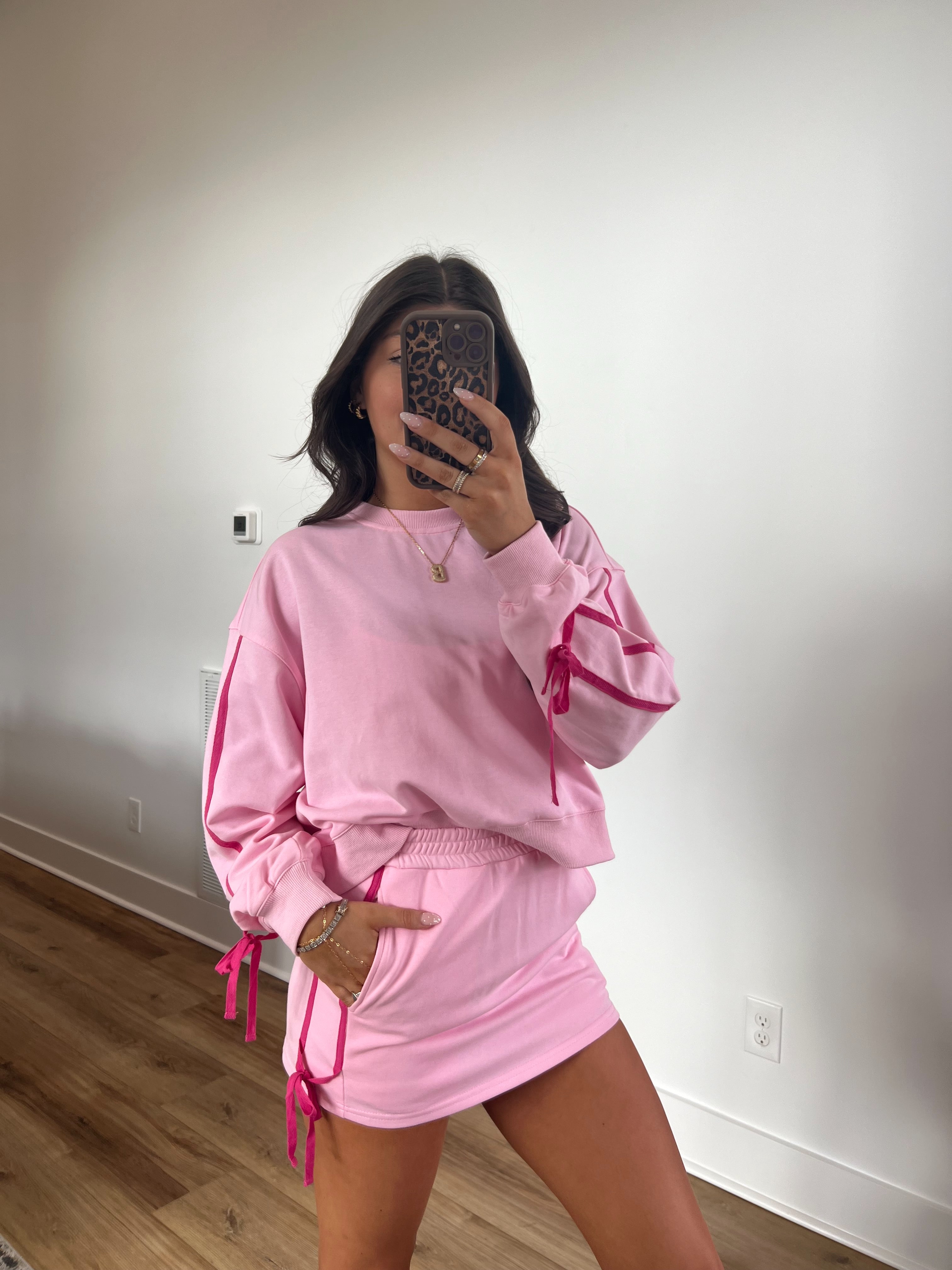Pink Tones Skort Set