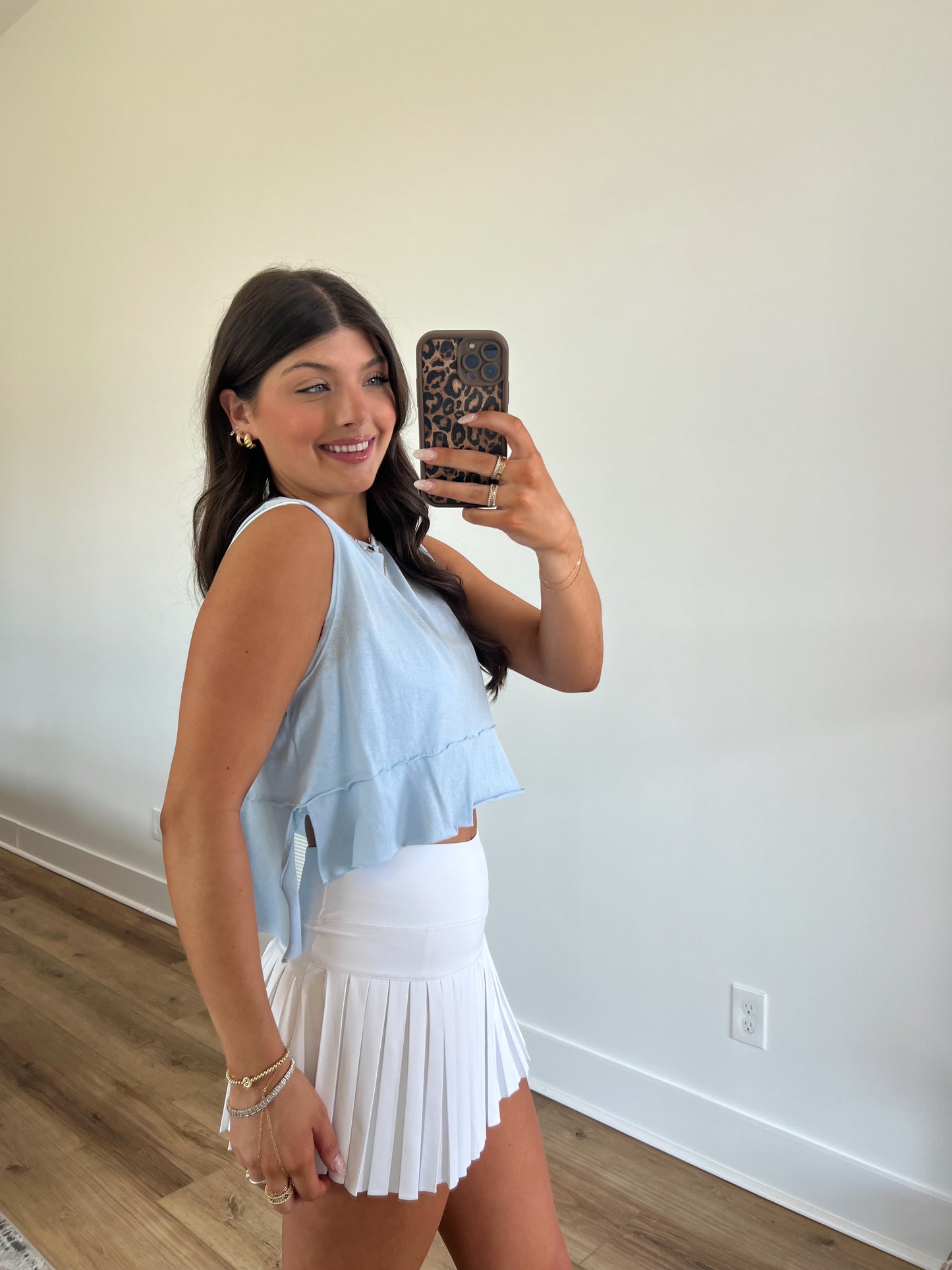 Blue Airy Tank