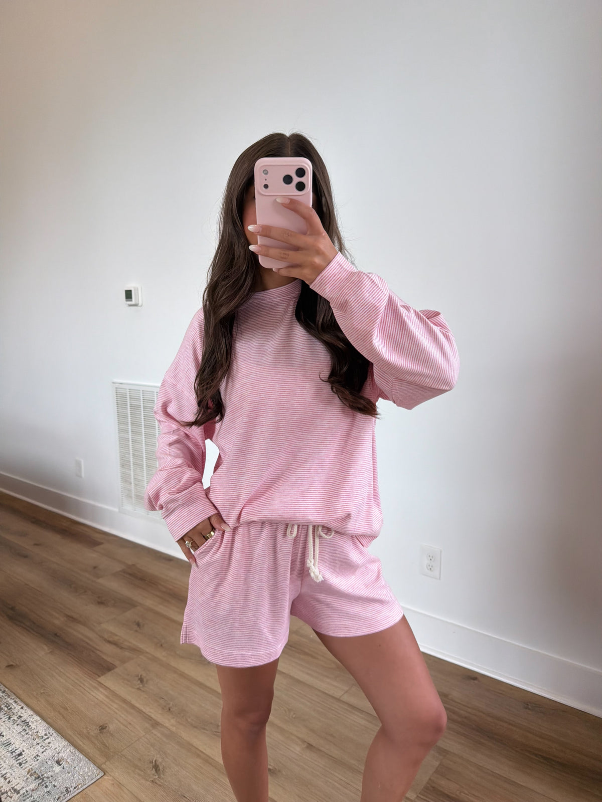 Strawberry Milk Stripes Set