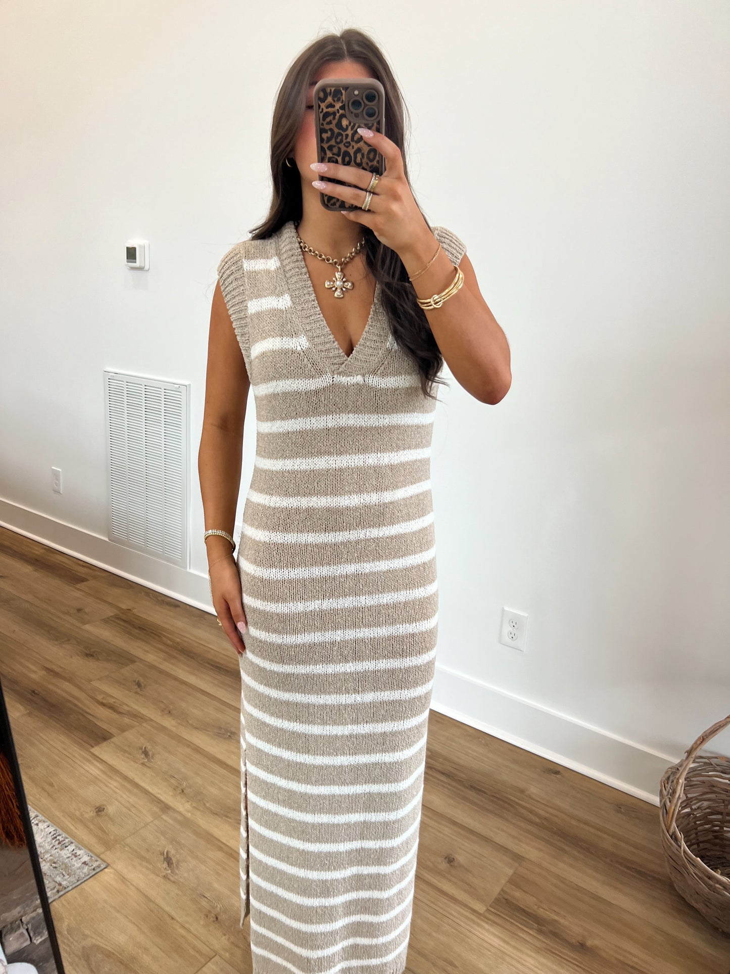 (Oatmeal) Maria Maxi Dress