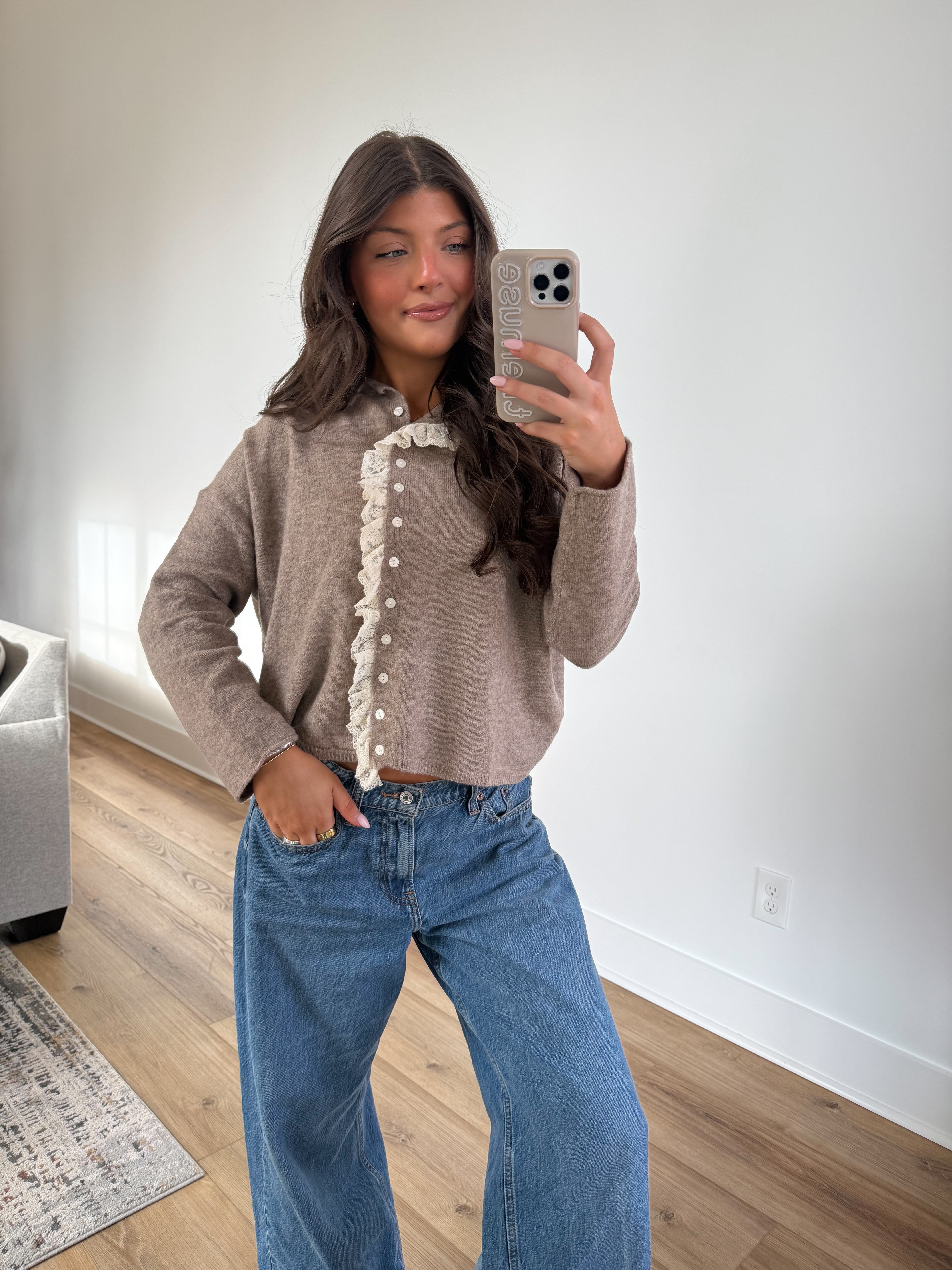 The Darling Ruffle Sweater