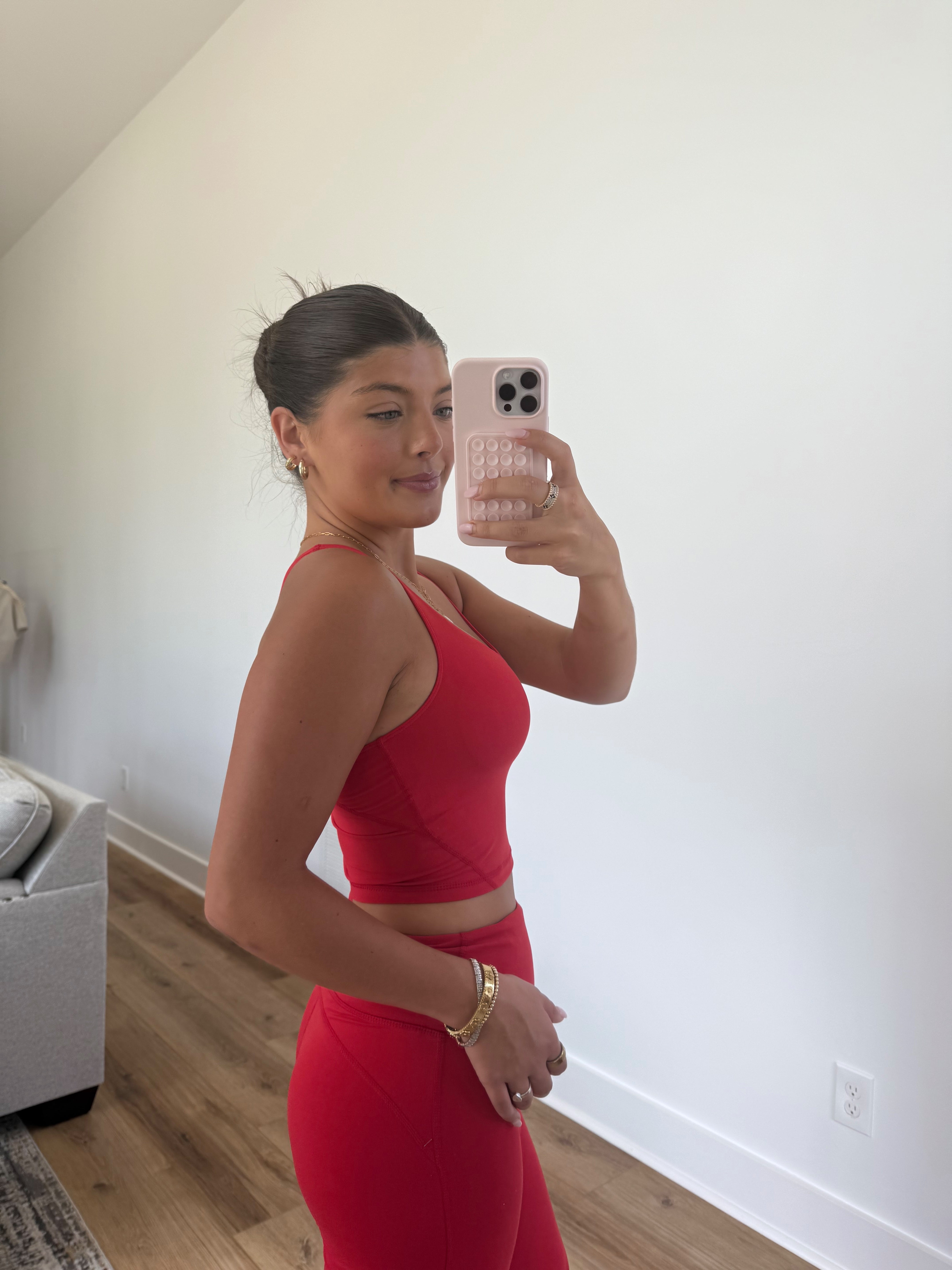GA Red Active Shorts