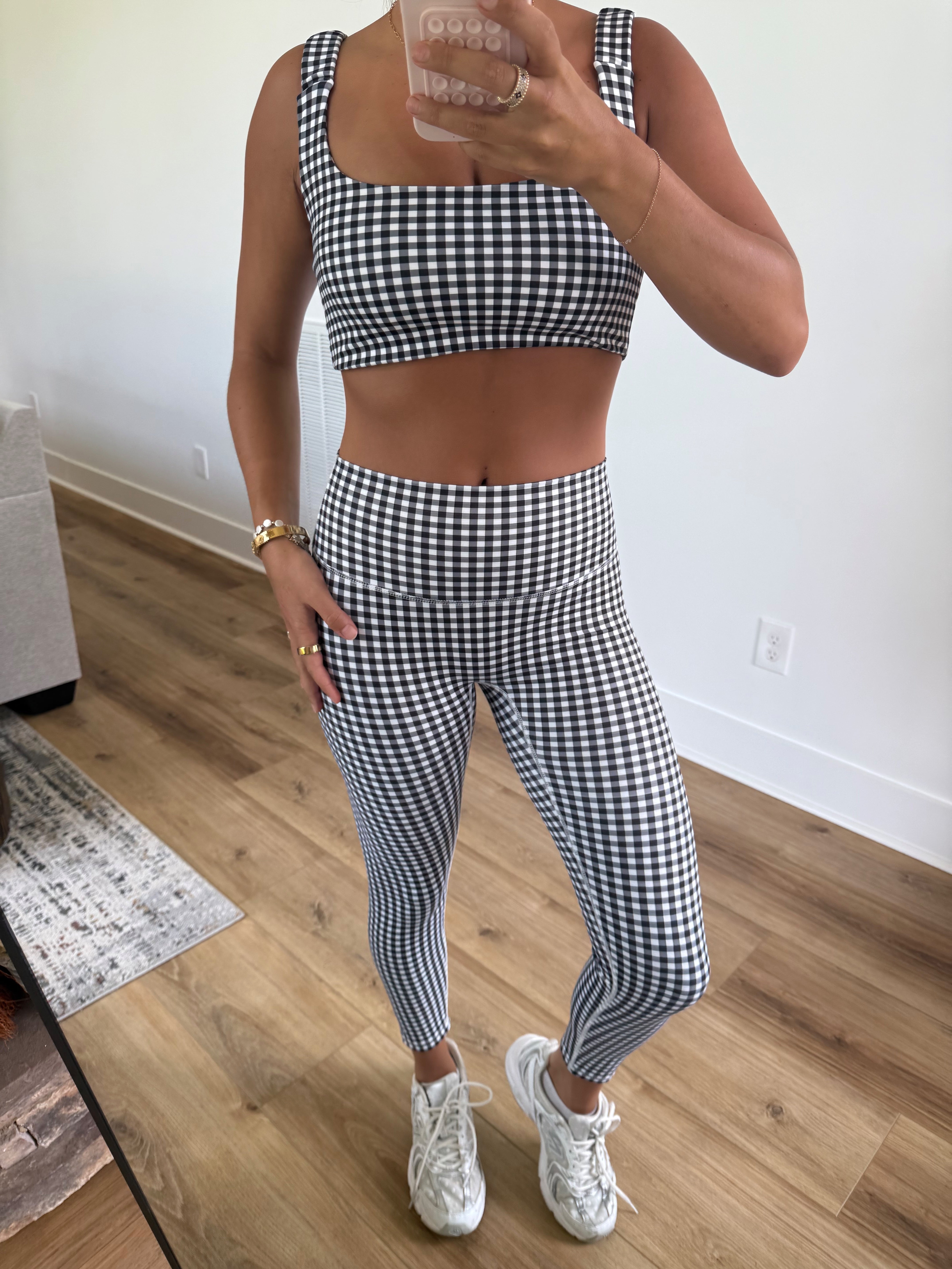 Black Ginghams Leggings (Restock)
