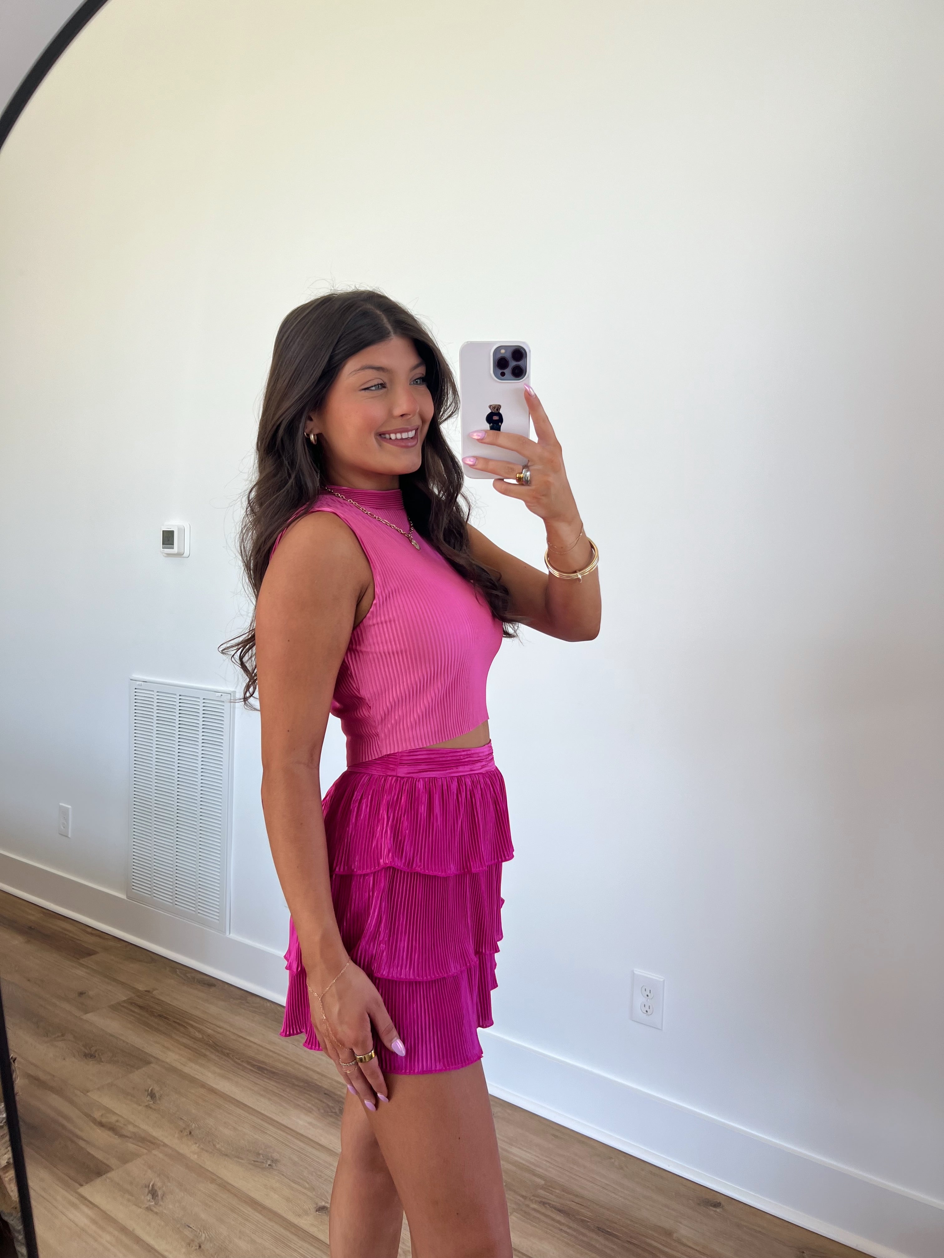 Pink Paradise Skirt Set