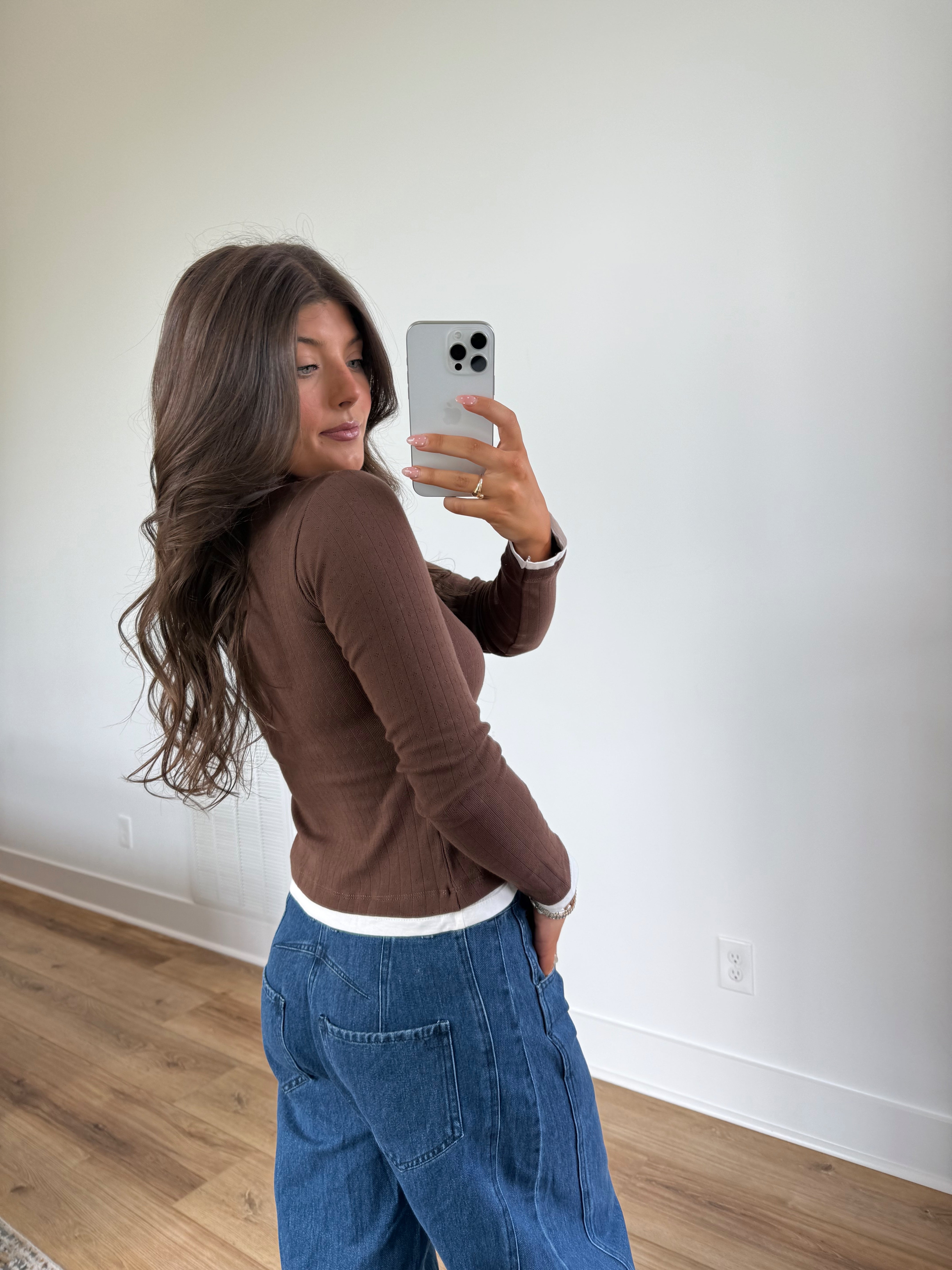 Prep Fall Top (Brown)