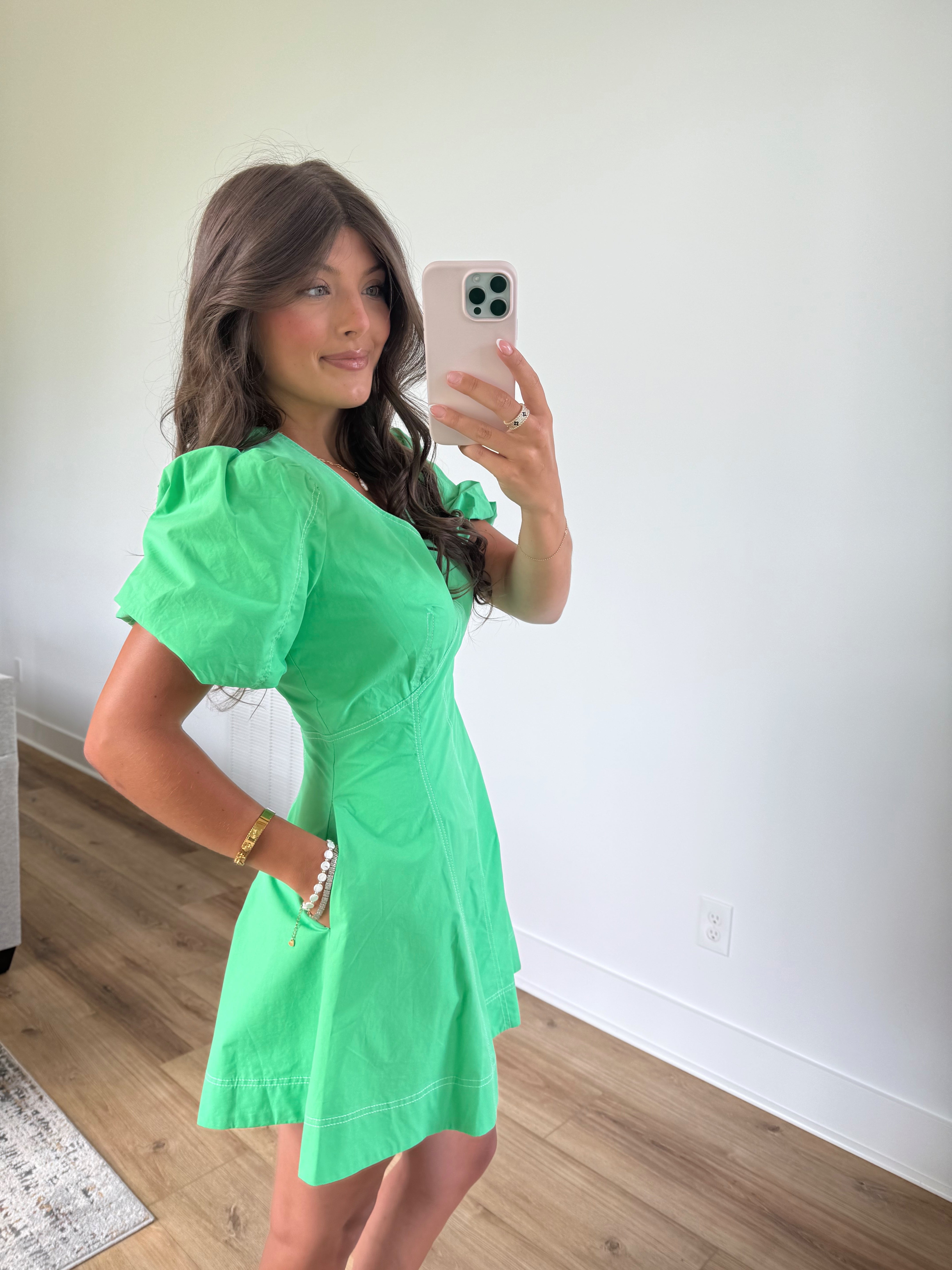Laci Mini Dress (Green)