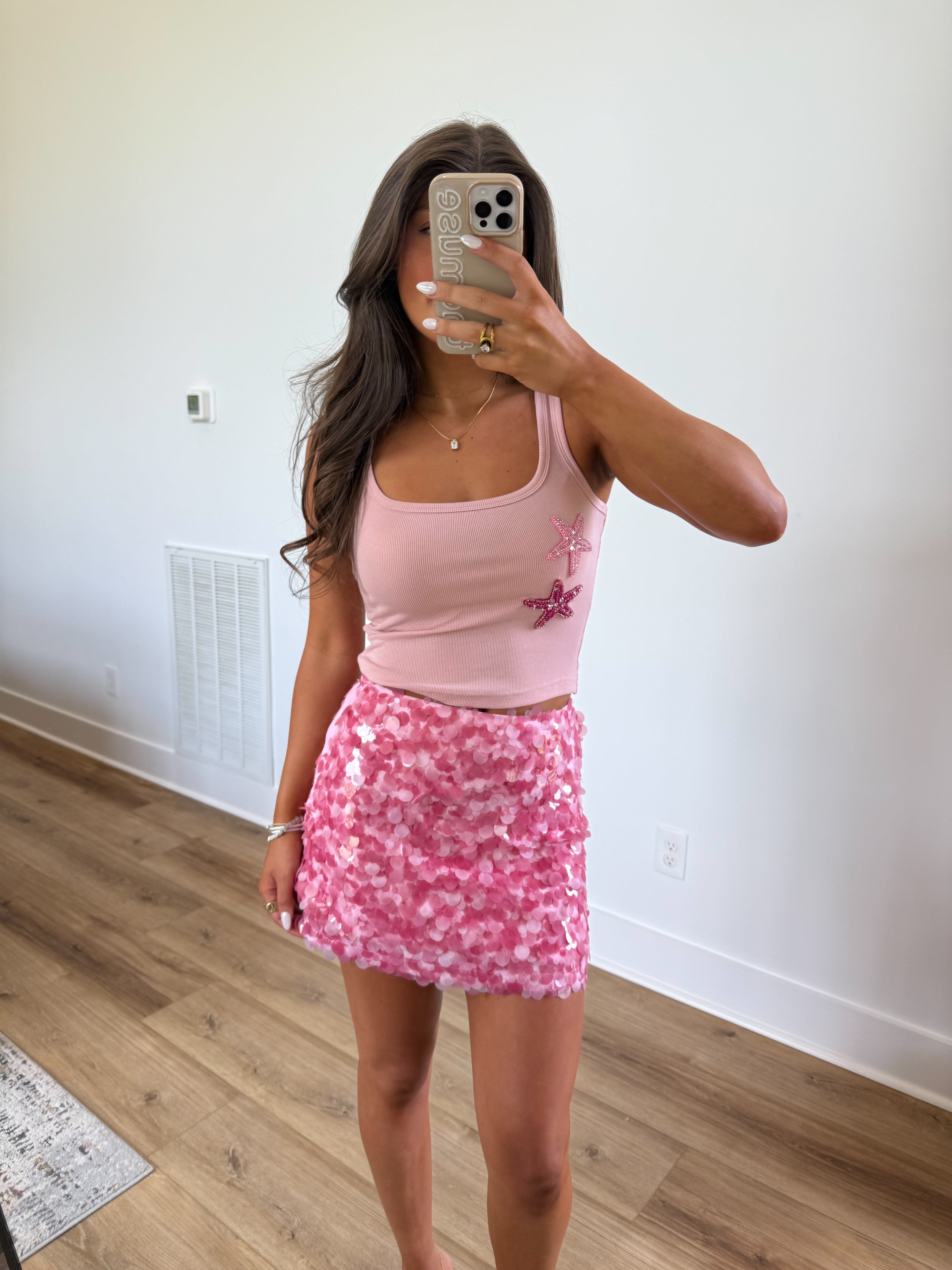 Pink Starfish Tank