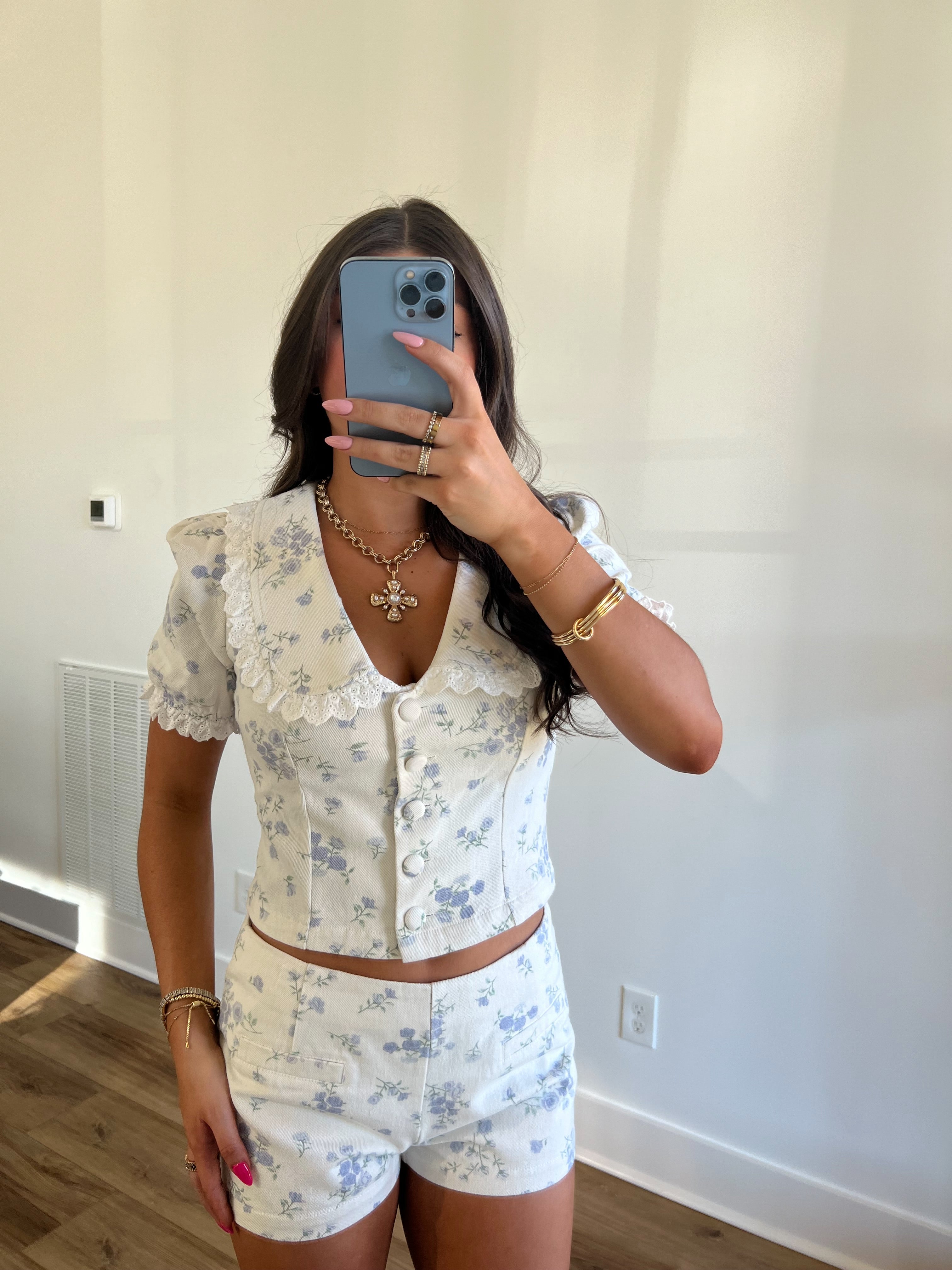 Lana Flower Shorts Set